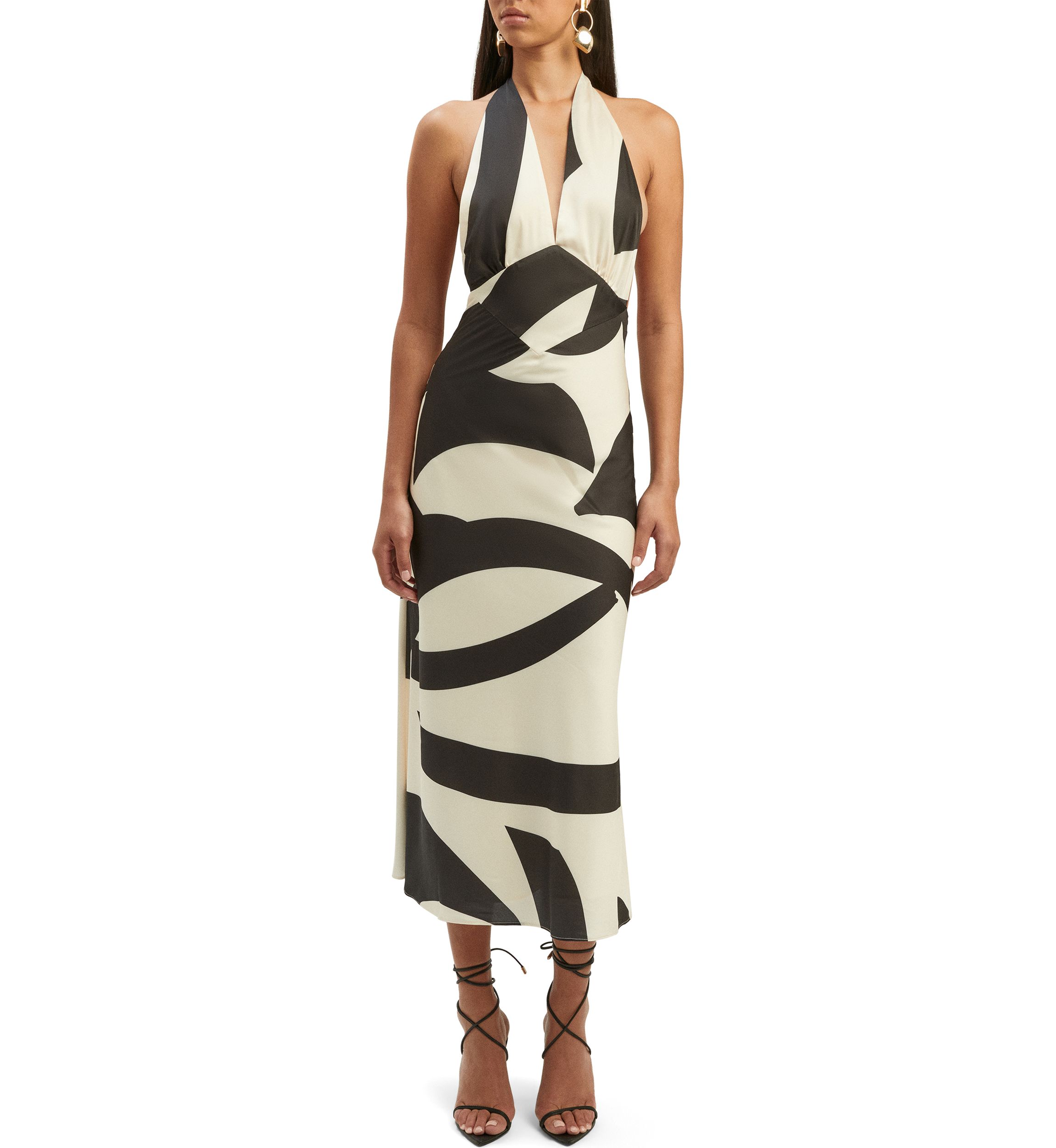 Womens Citron Midi Dress