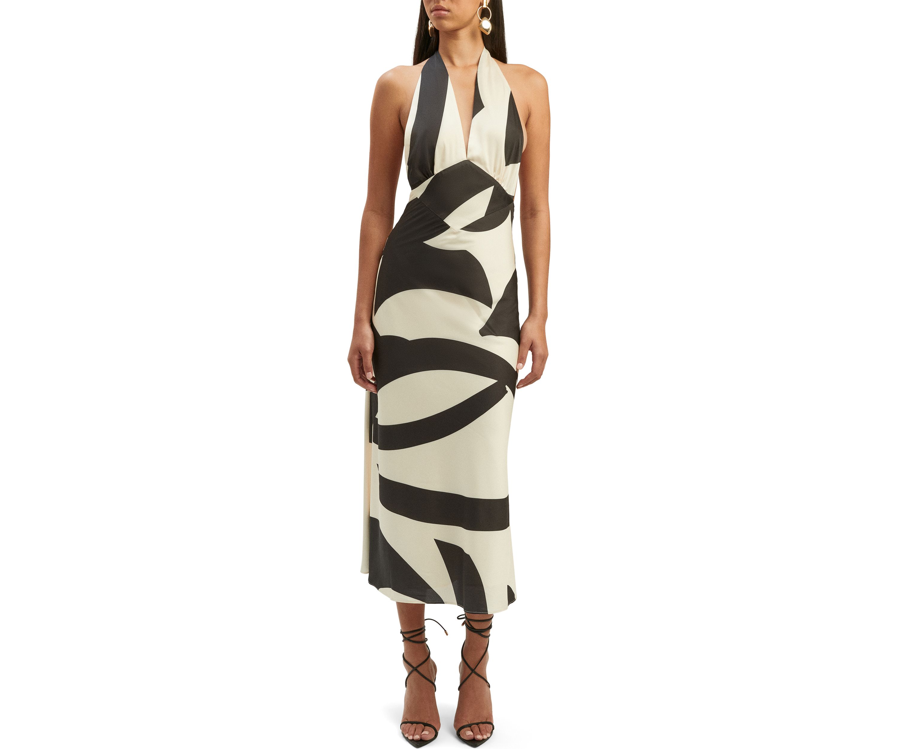 Womens Citron Midi Dress