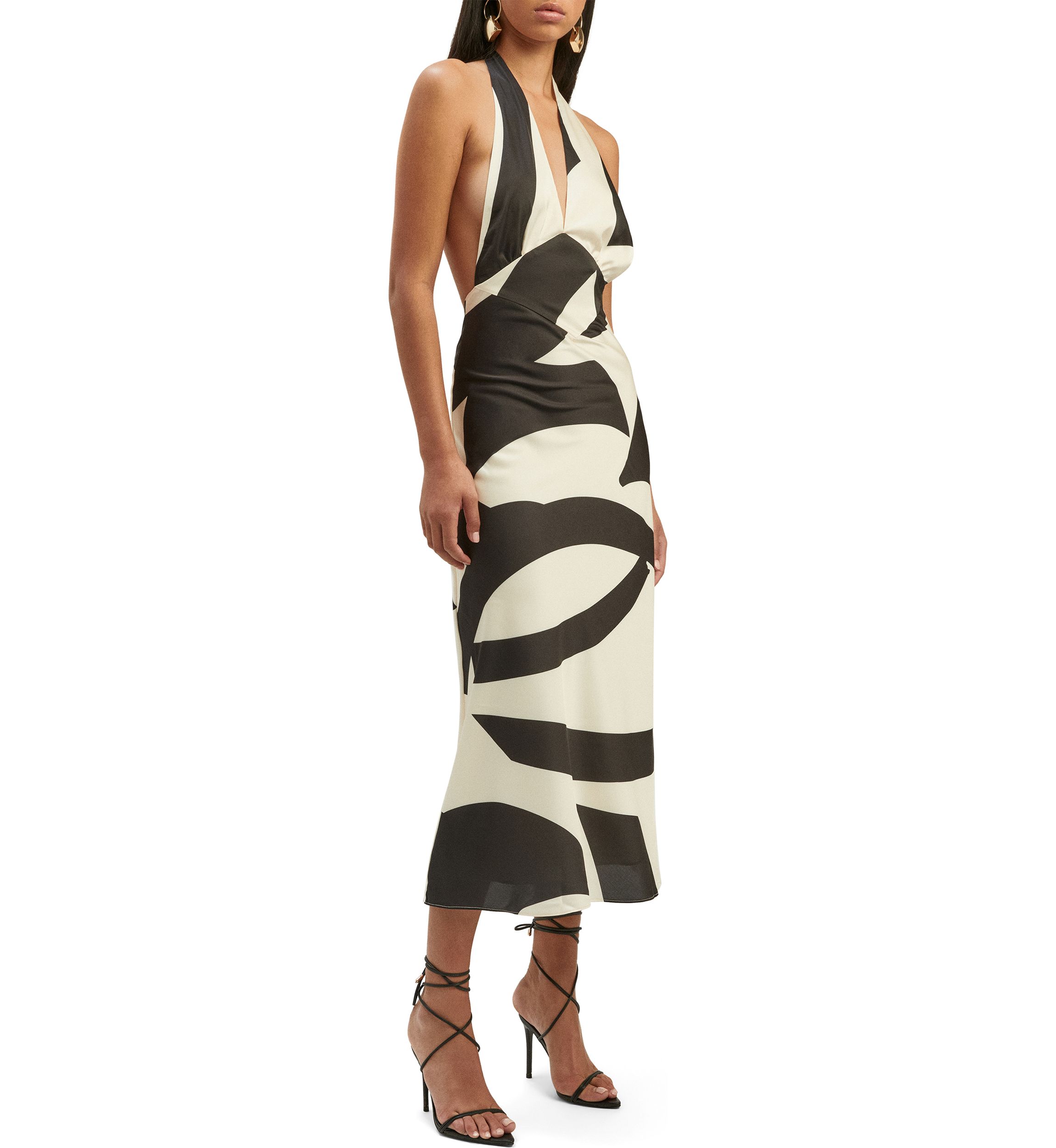 Womens Citron Midi Dress