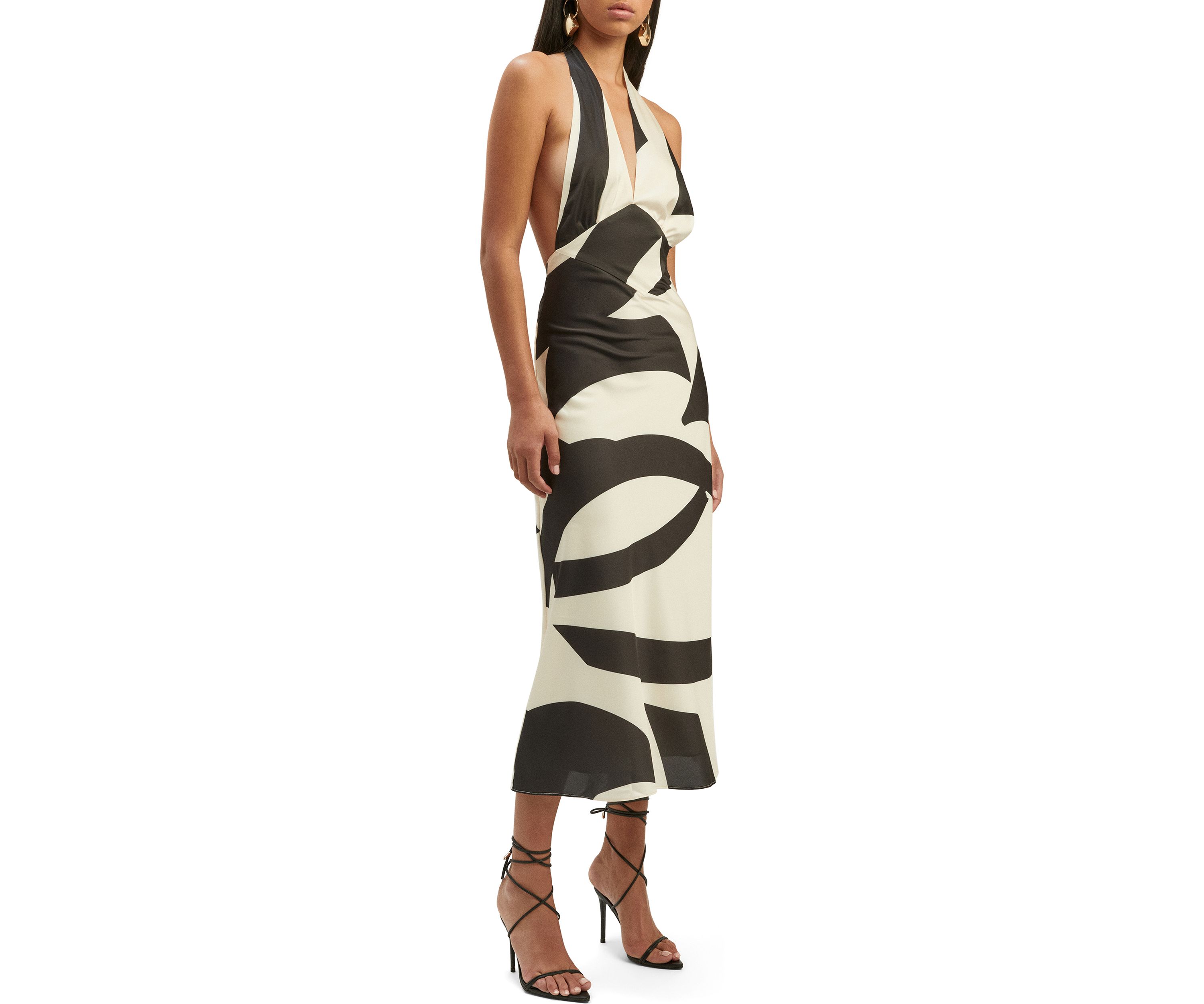 Womens Citron Midi Dress