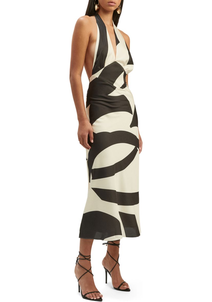 Womens Citron Midi Dress