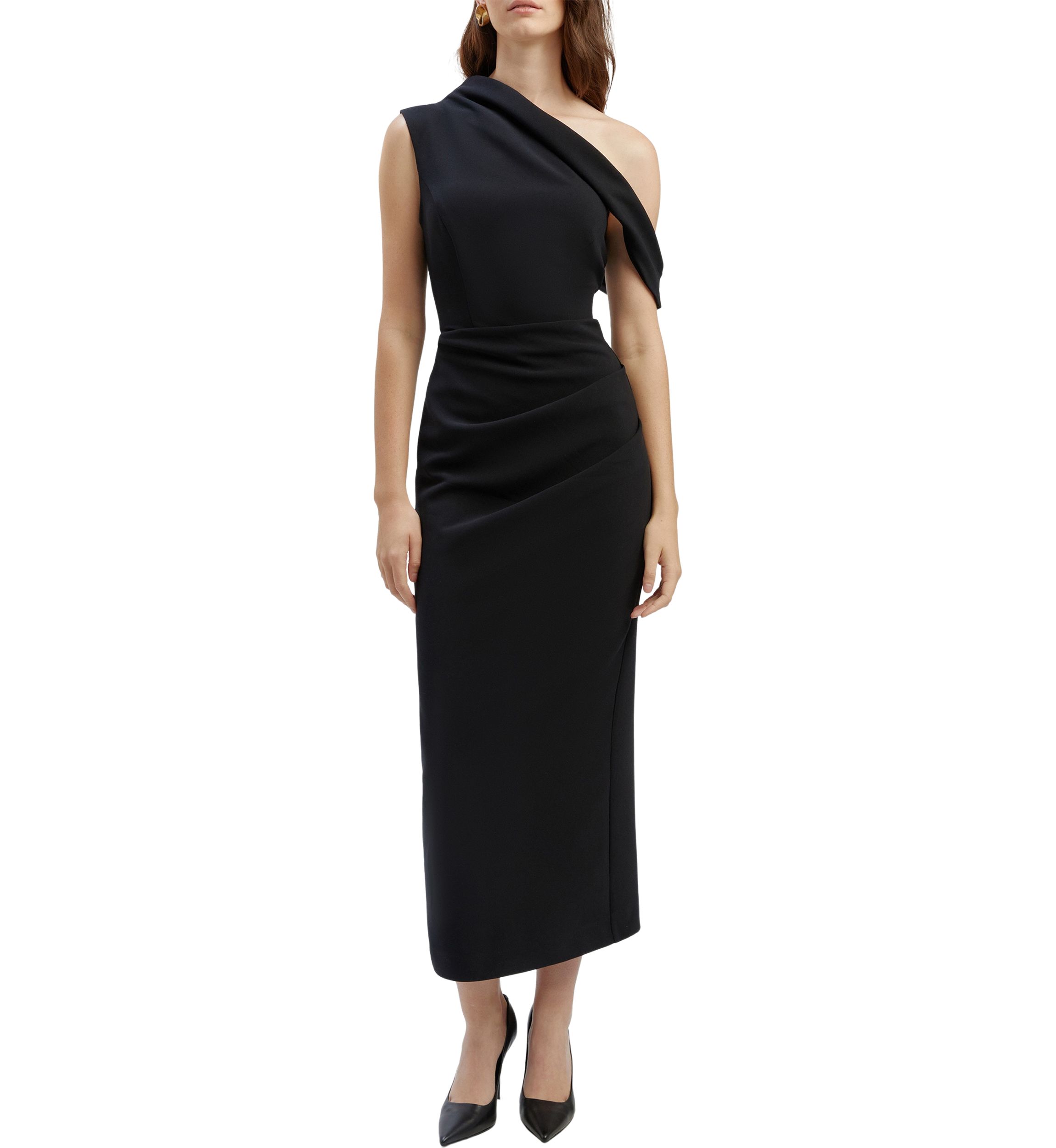 Womens Maeve Asymmetric Midi Dress