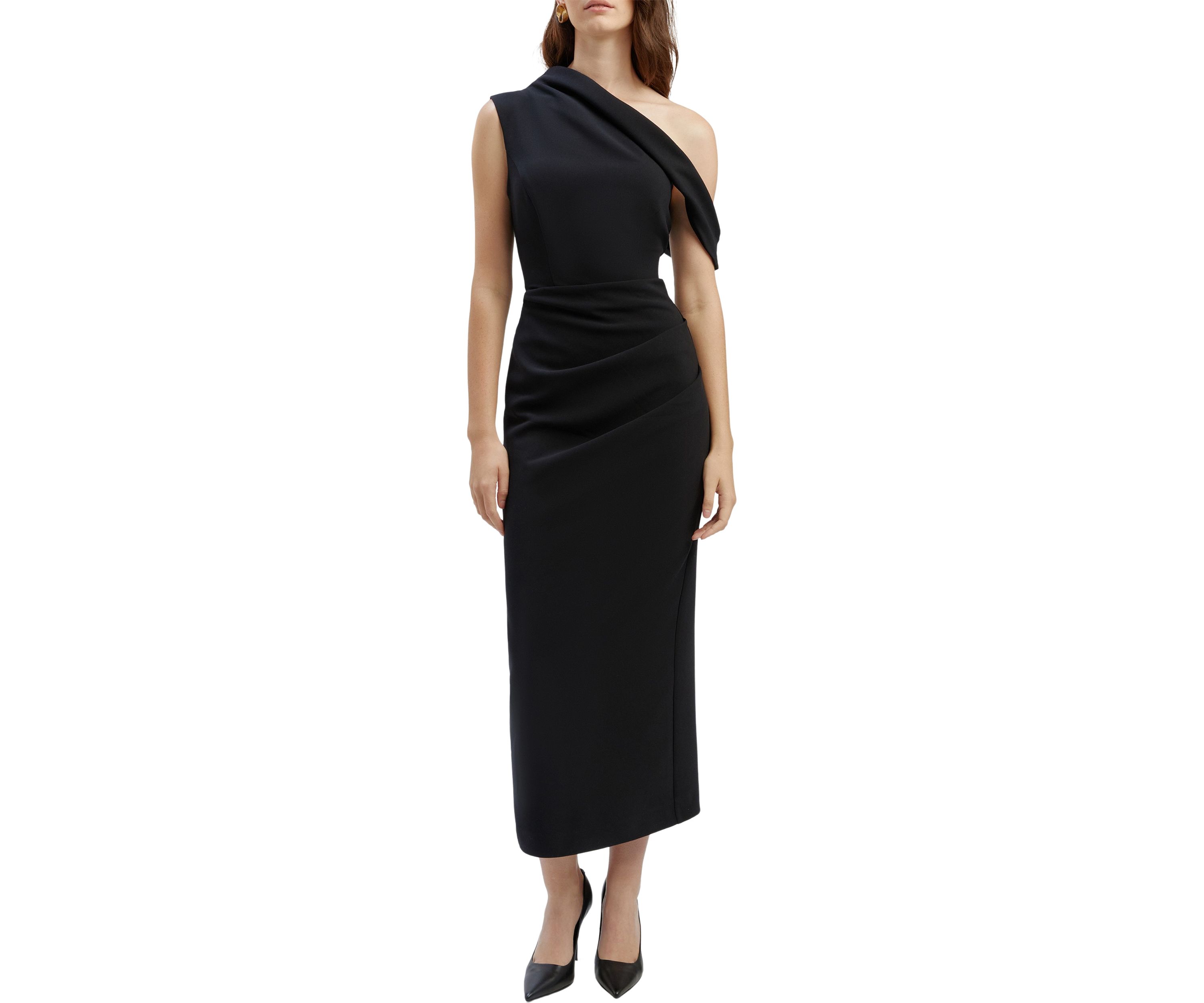 Womens Maeve Asymmetric Midi Dress