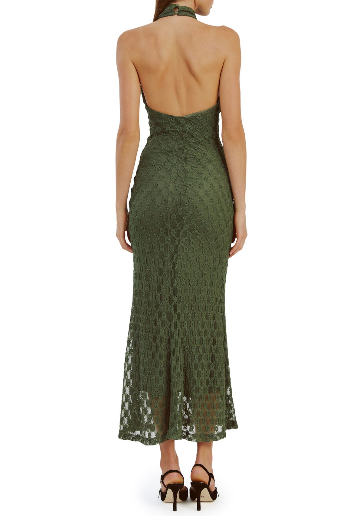 Womens Ola Lace Midi Dress