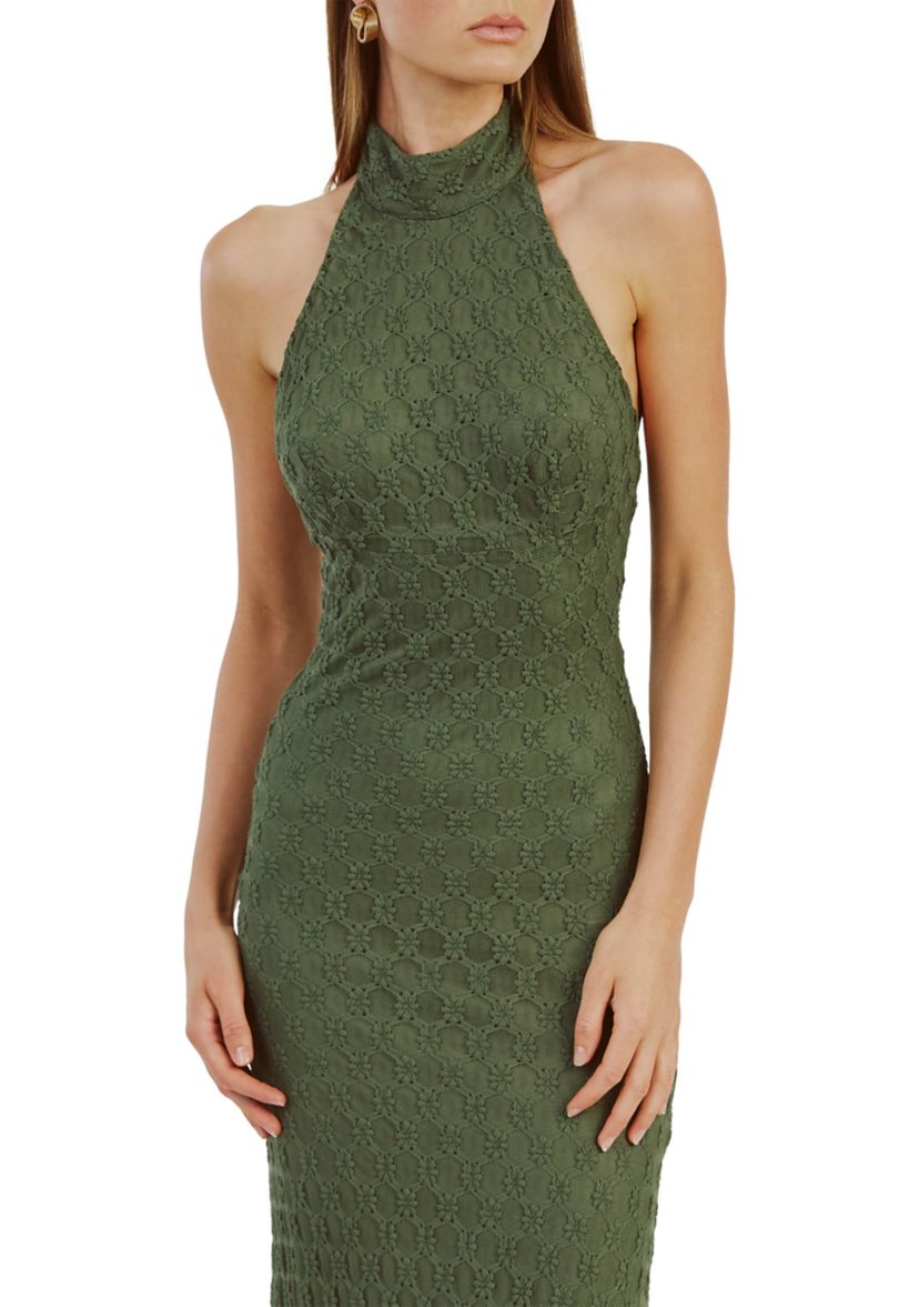 Womens Ola Lace Midi Dress