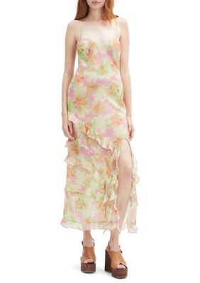 Bardot Women's Cantara Printed Maxi Dress, Pink, 6