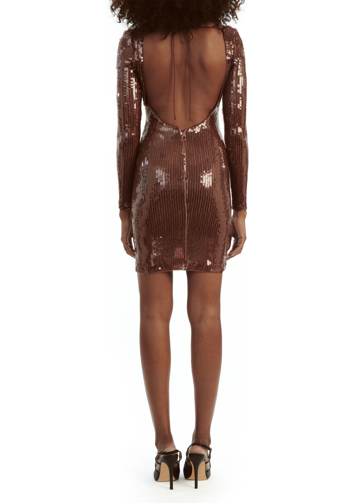 Womens Verona Sequin Mini Dress