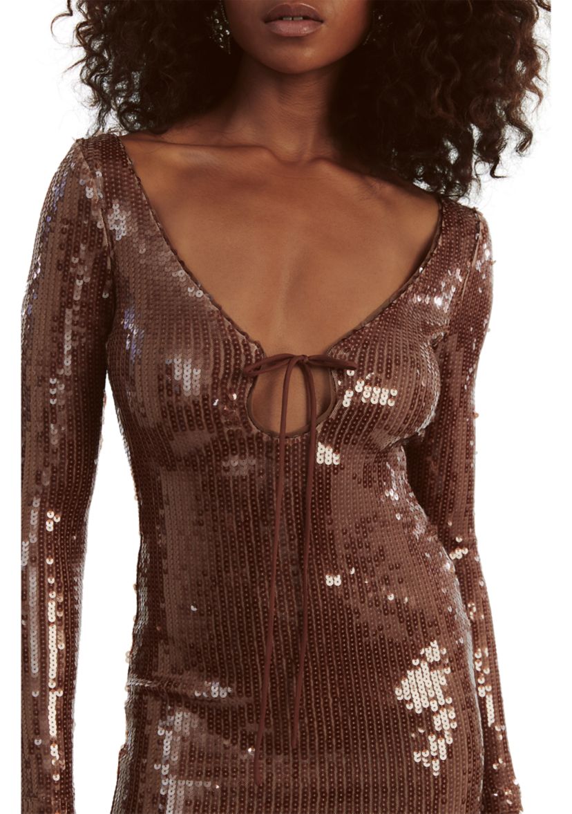 Womens Verona Sequin Mini Dress