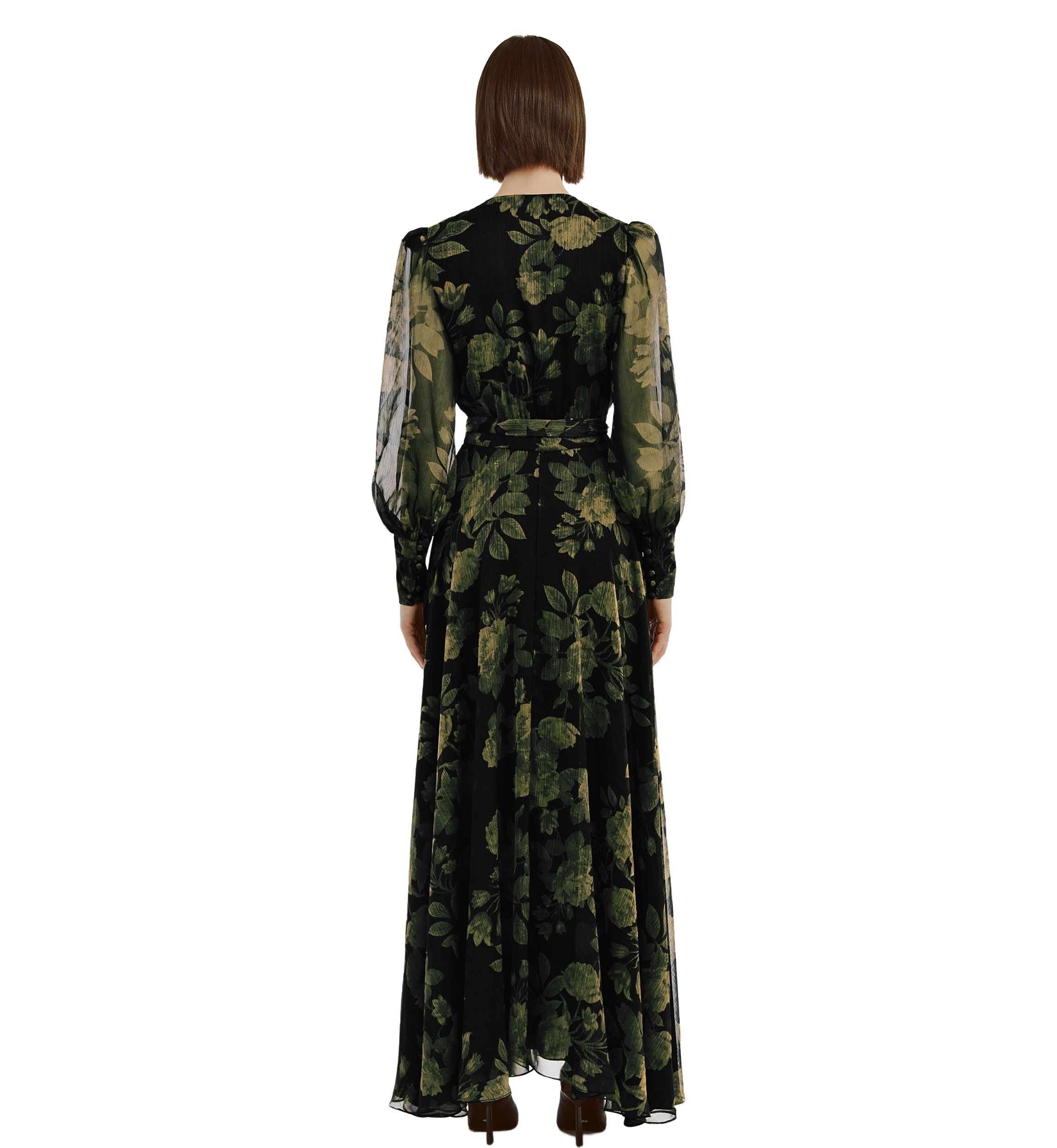 Womens Lucianna Maxi Wrap Dress