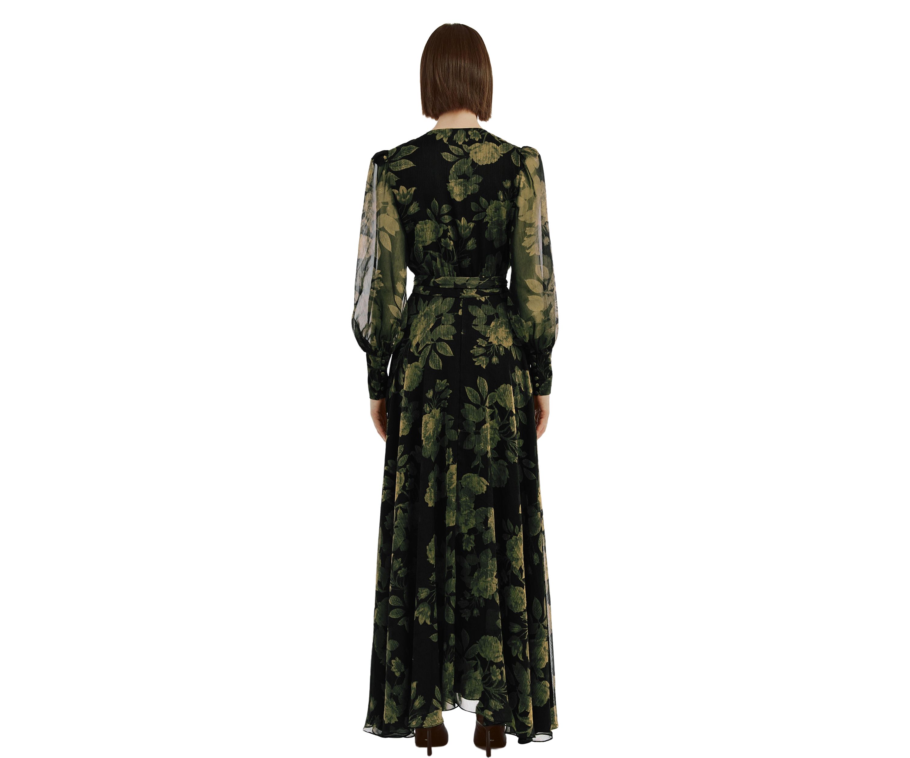 Womens Lucianna Maxi Wrap Dress