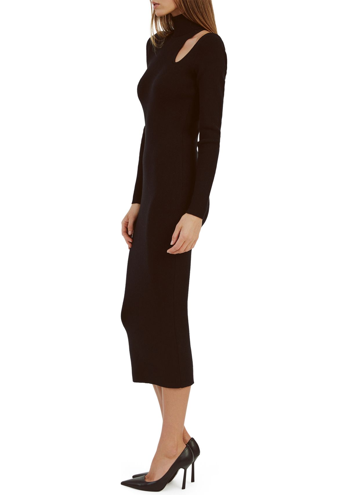 Womens Olesa Asymmetric Knit Dress