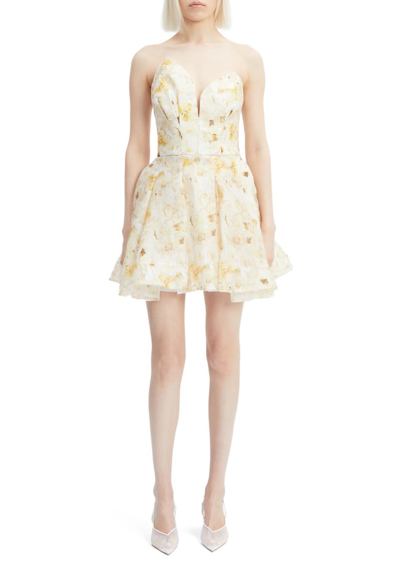 Womens Abrielle Printed Mini Dress