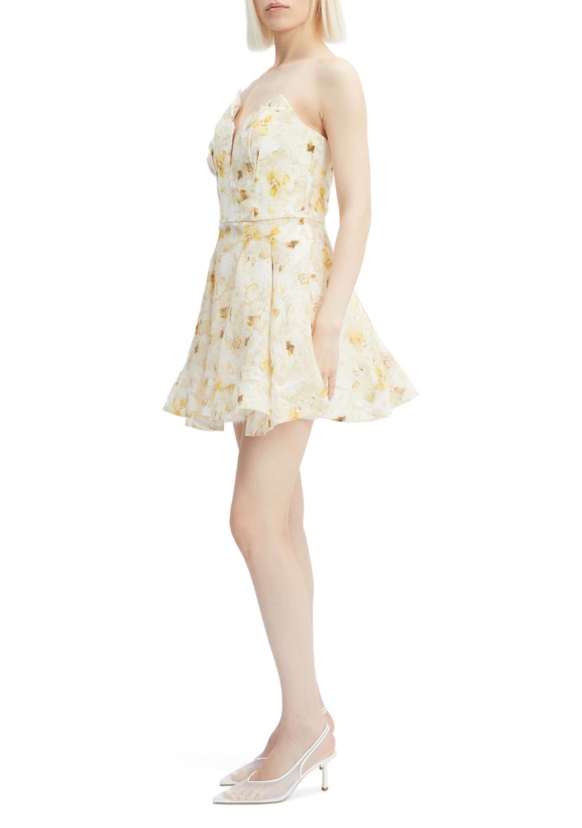 Womens Abrielle Printed Mini Dress