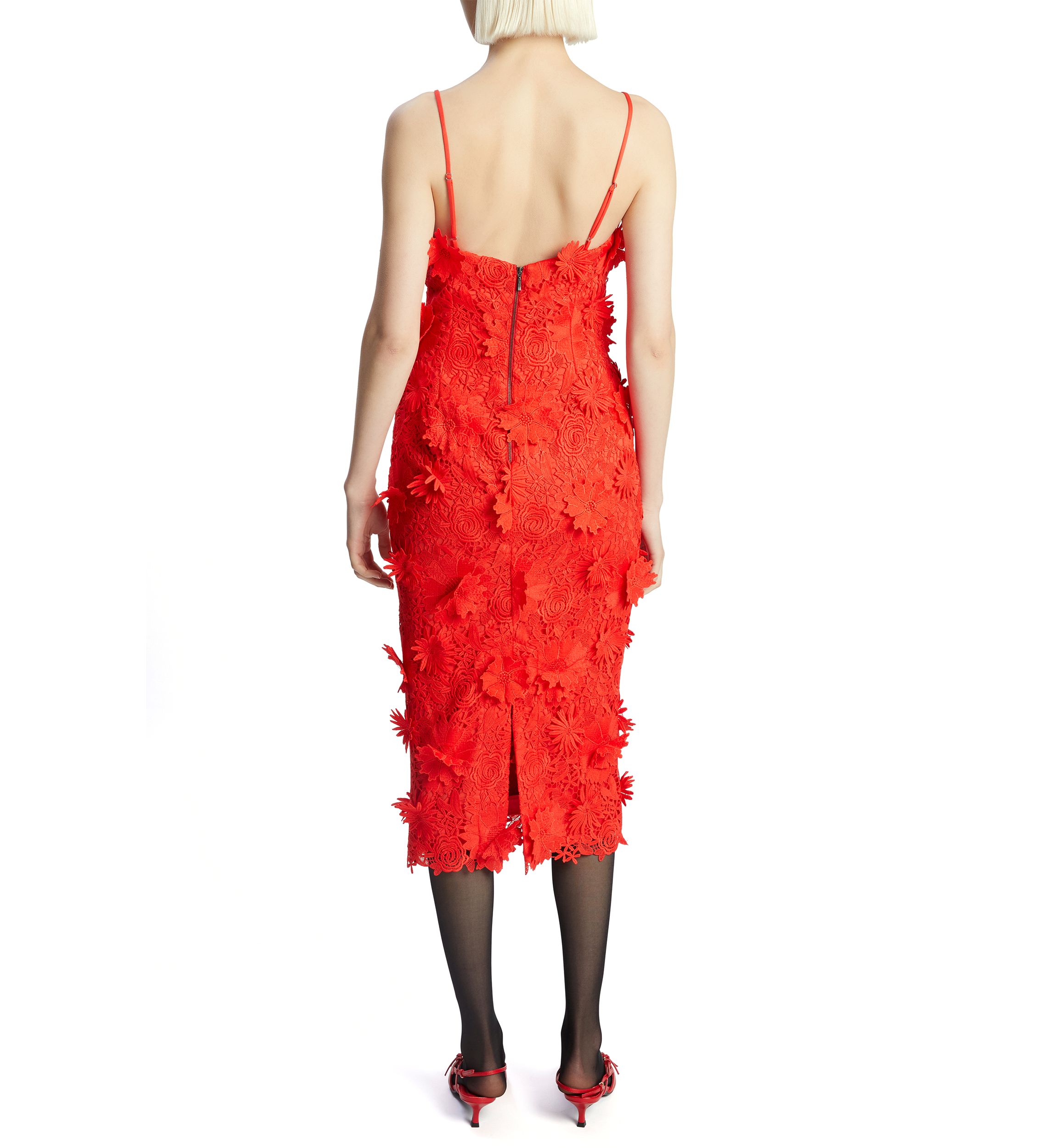 Womens Adei Lace Midi Dress