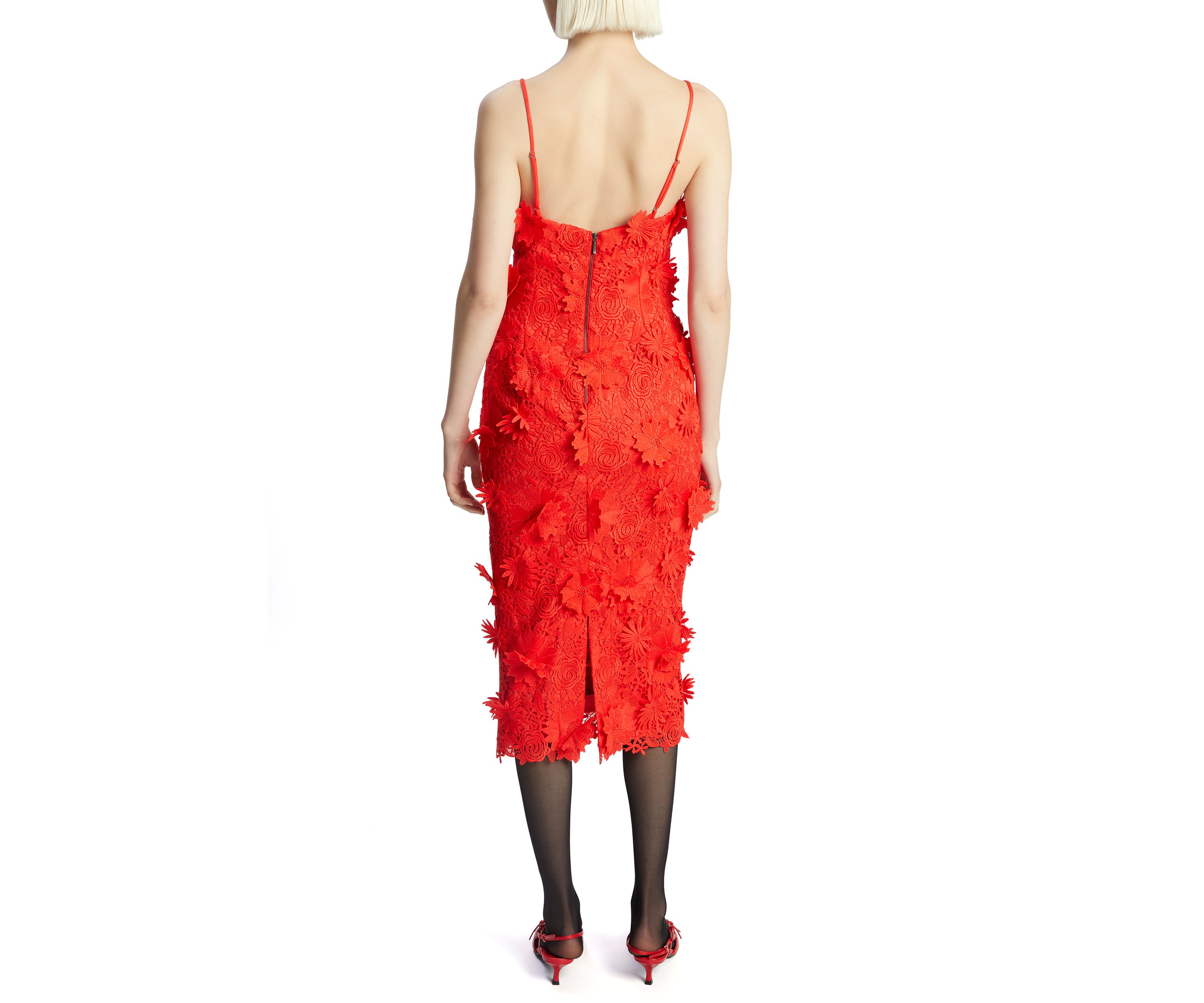 Womens Adei Lace Midi Dress