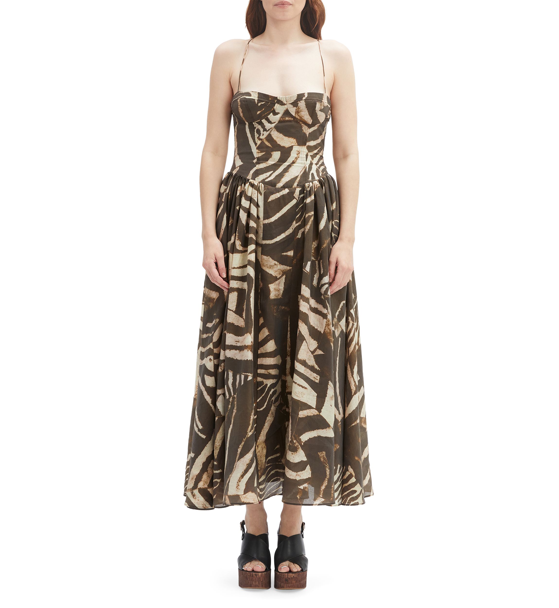Womens Estie Printed Maxi Dress