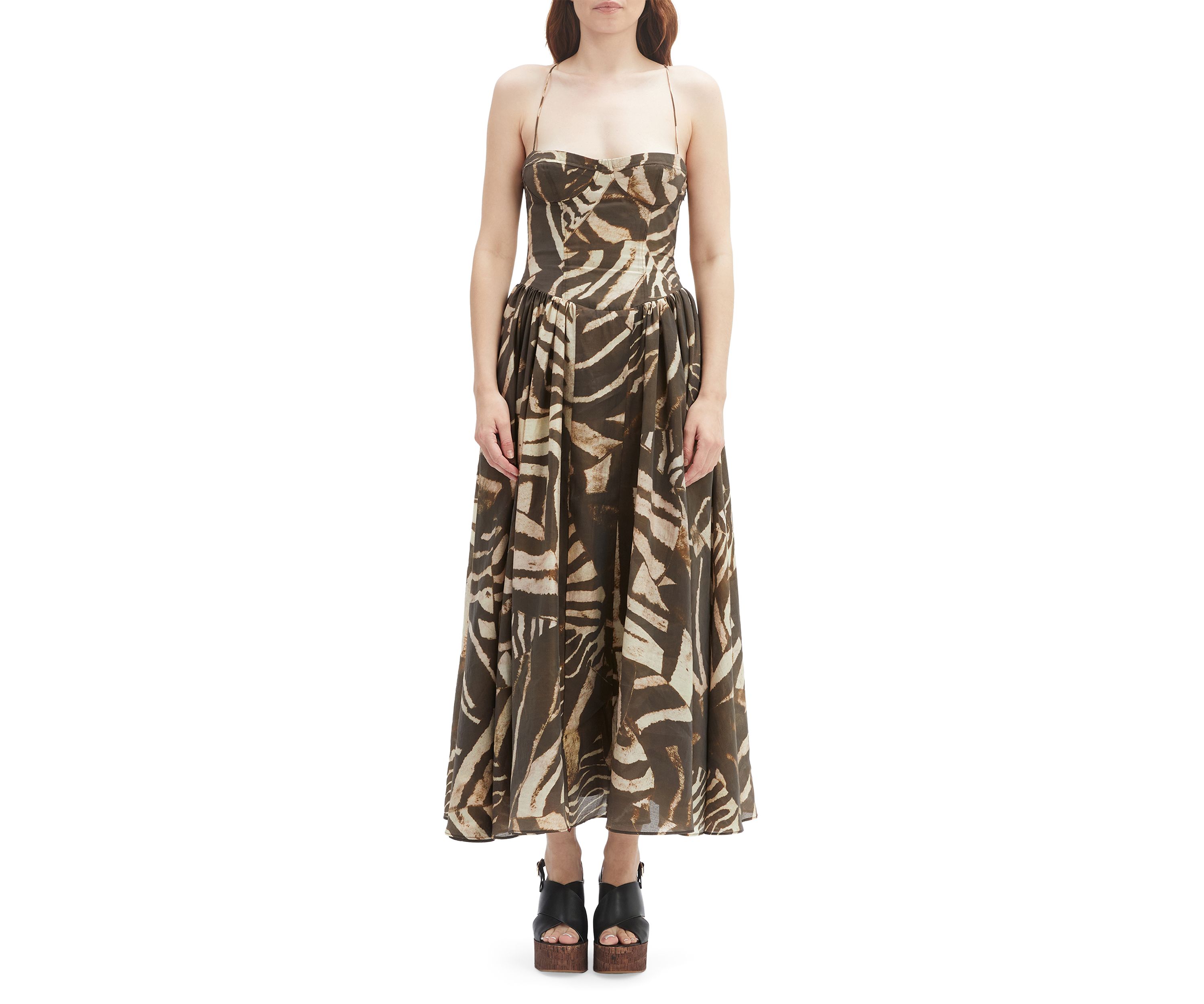 Womens Estie Printed Maxi Dress