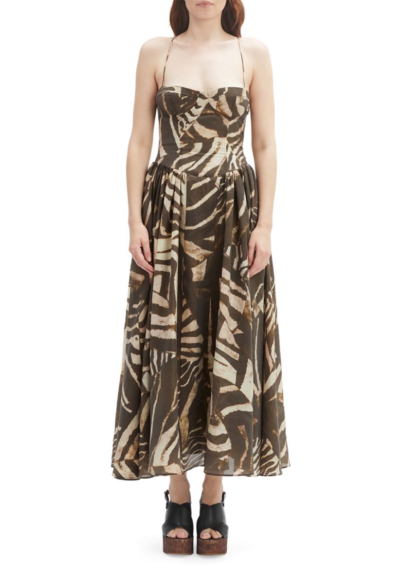 Womens Estie Printed Maxi Dress