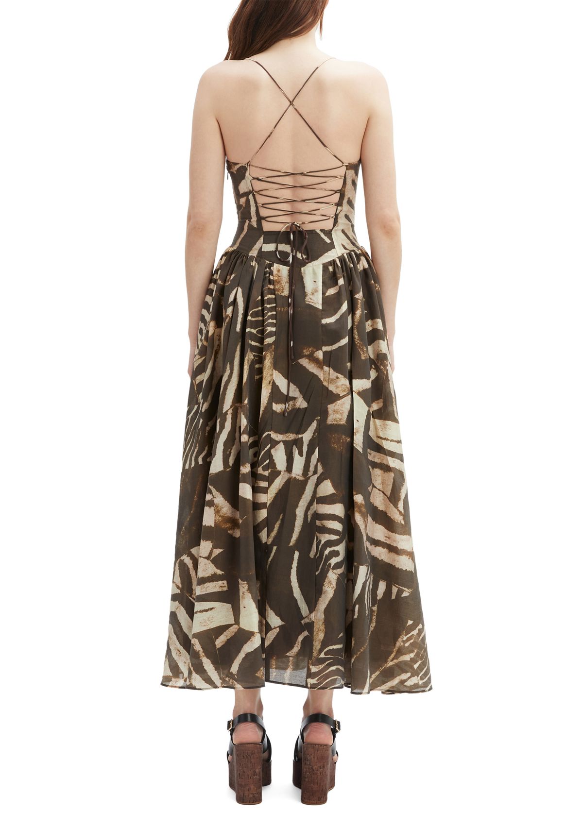 Womens Estie Printed Maxi Dress
