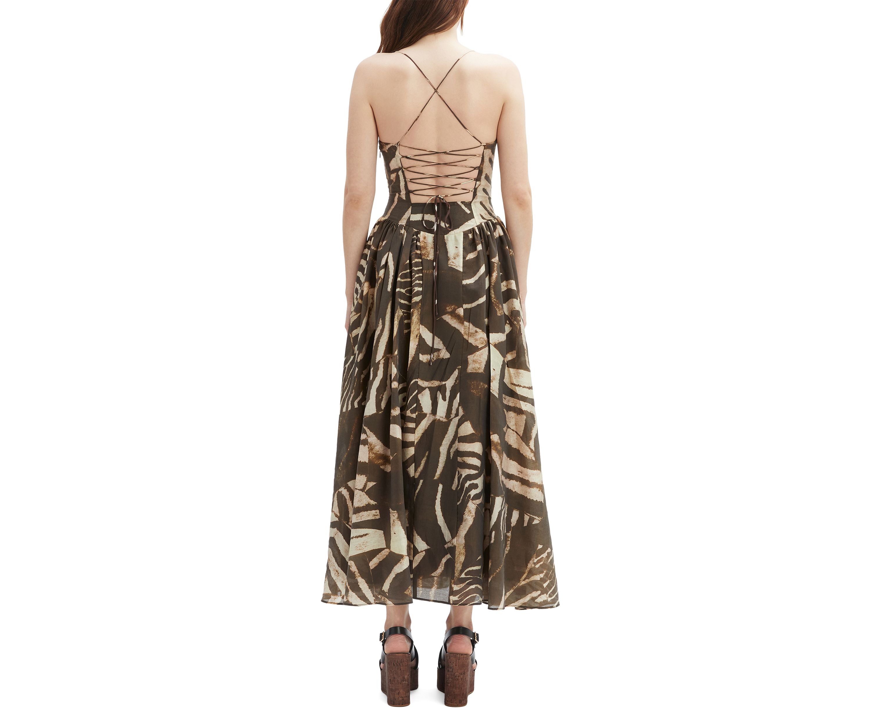 Womens Estie Printed Maxi Dress