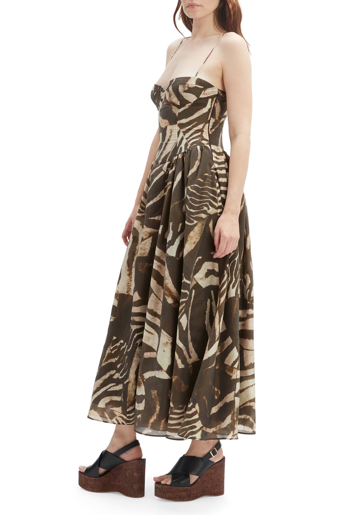 Womens Estie Printed Maxi Dress