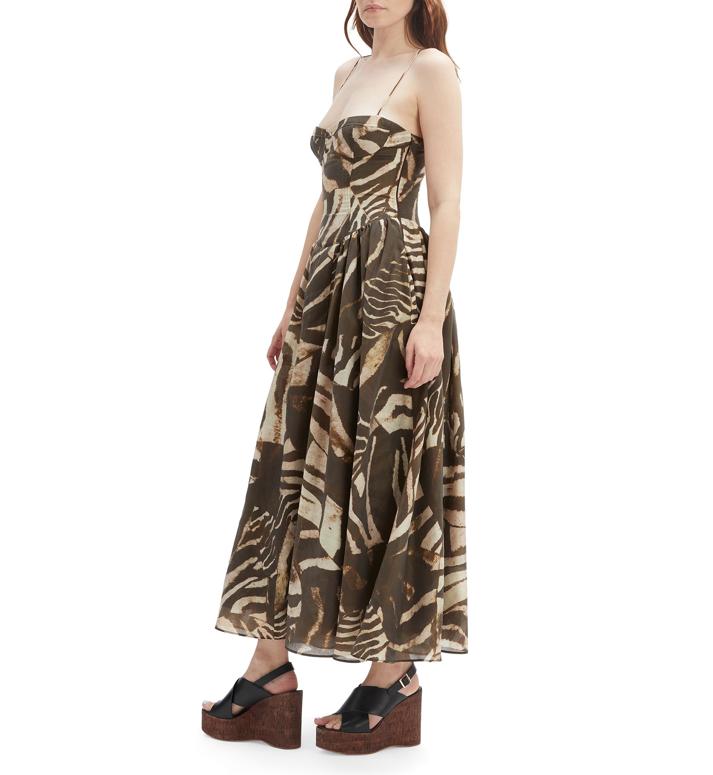 Womens Estie Printed Maxi Dress
