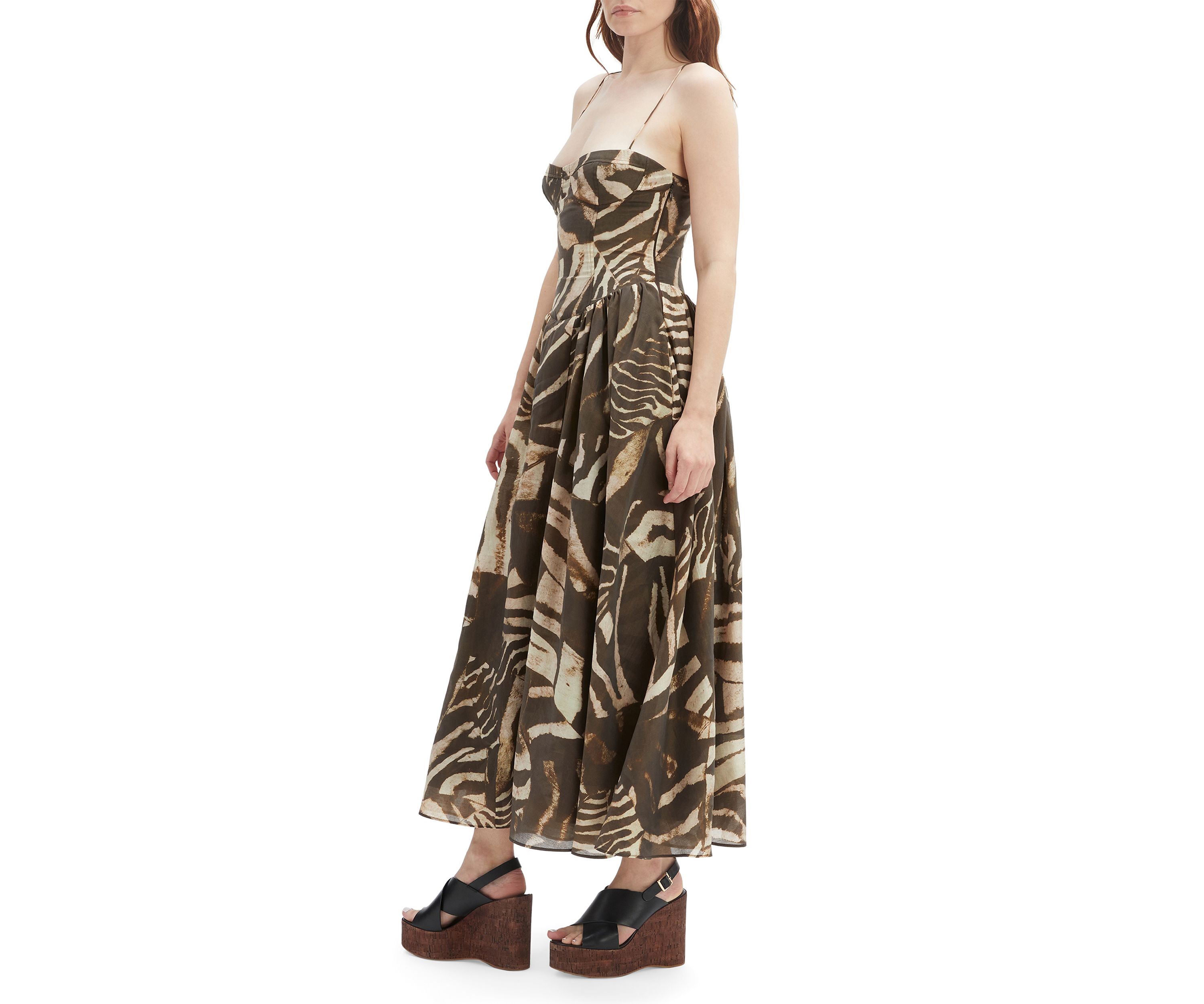 Womens Estie Printed Maxi Dress