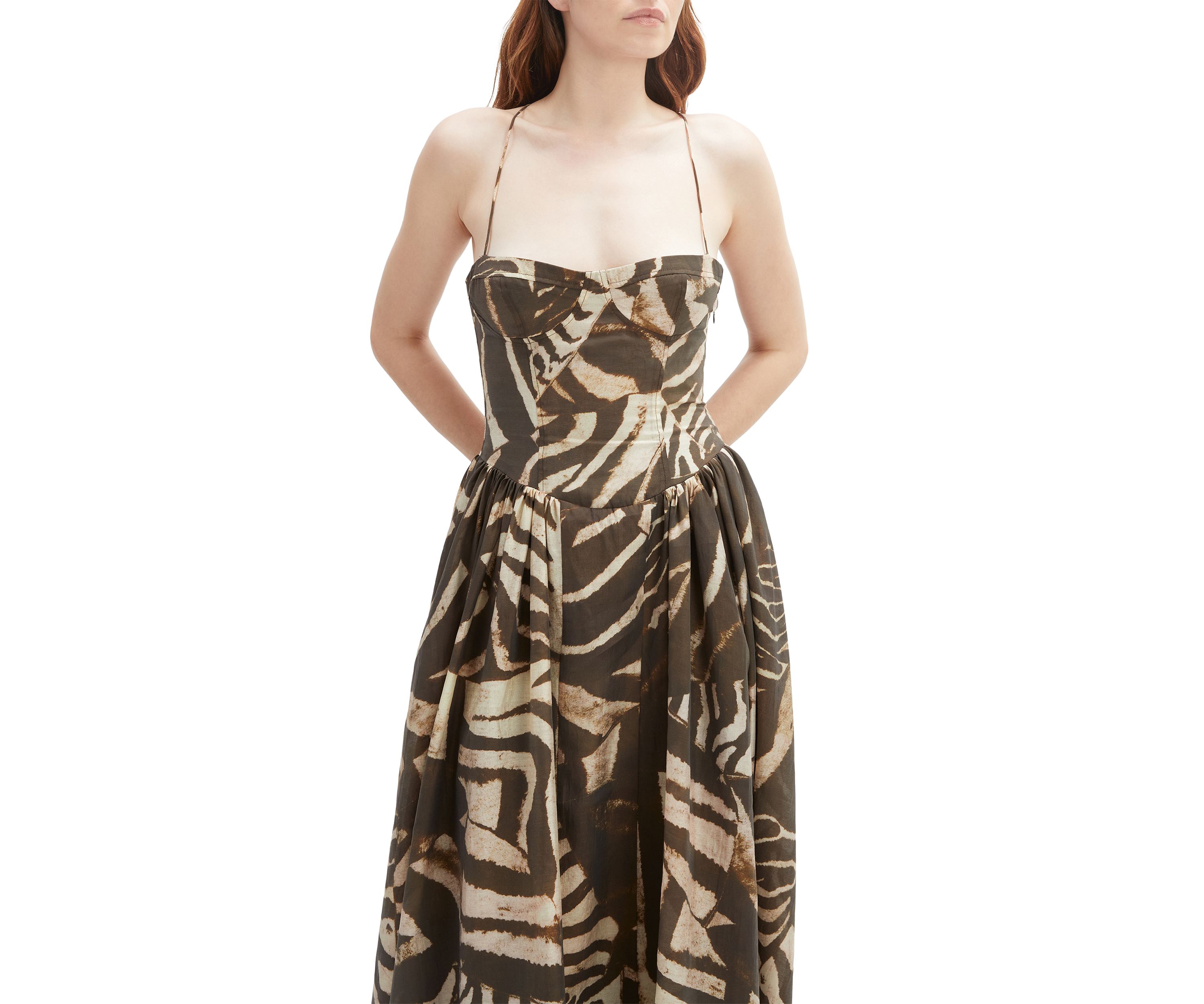 Womens Estie Printed Maxi Dress