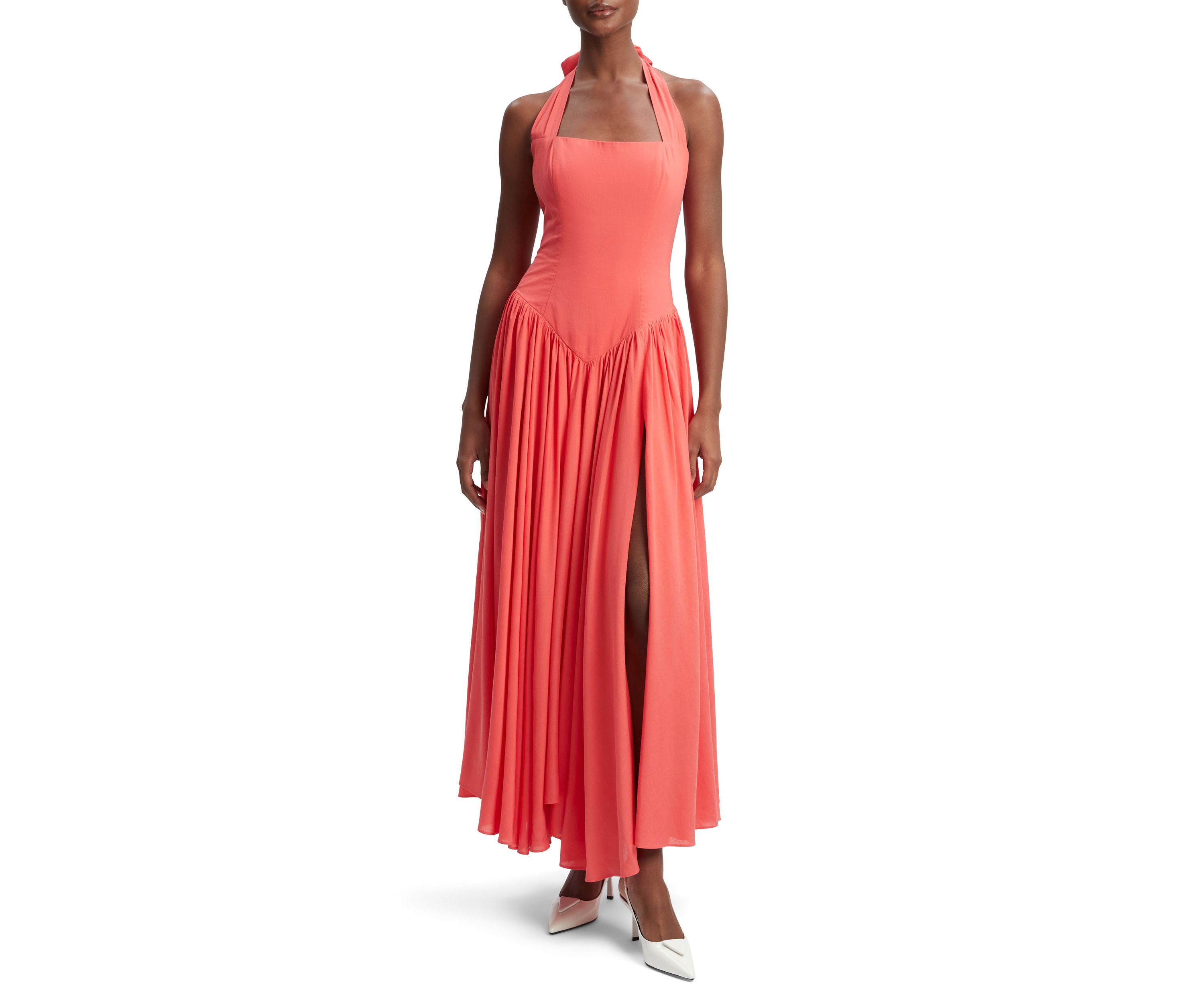 Womens Marabella Halter Maxi Dress