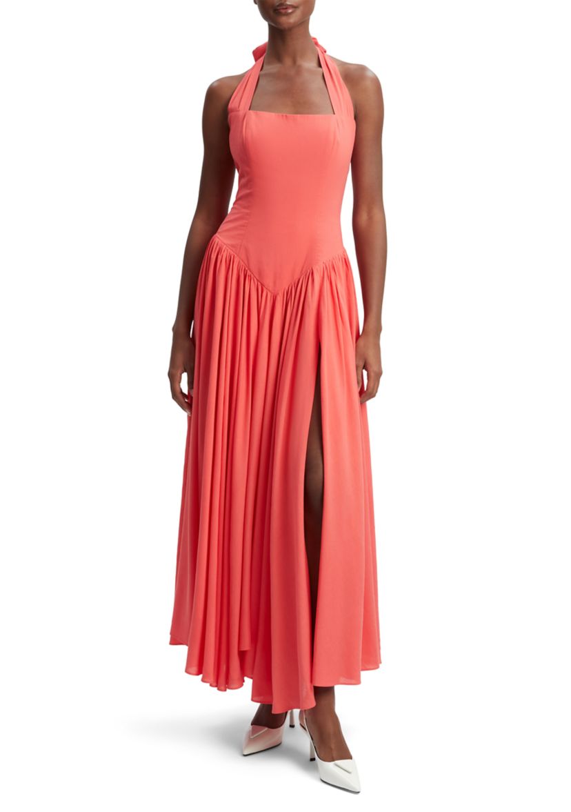 Womens Marabella Halter Maxi Dress