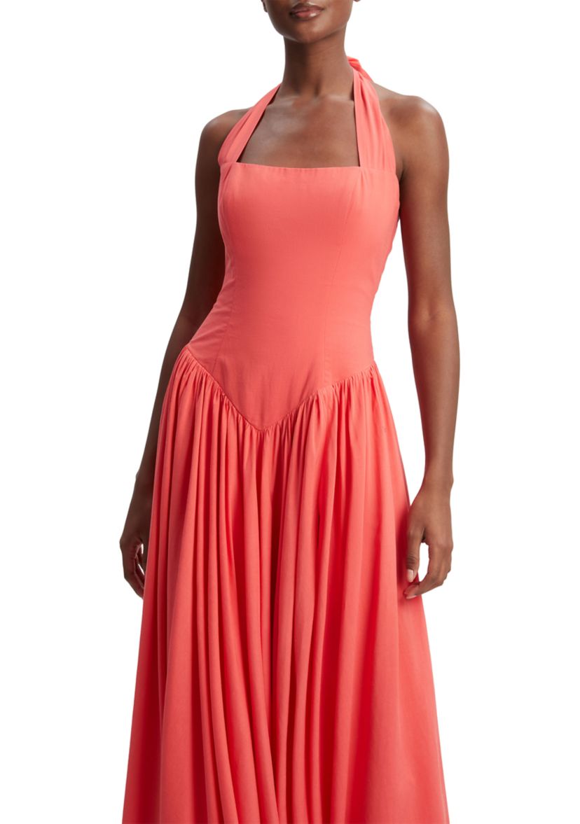 Womens Marabella Halter Maxi Dress