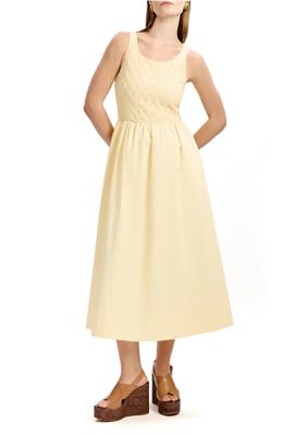 Bardot Women's Bryony Lace Poplin Midi Dress