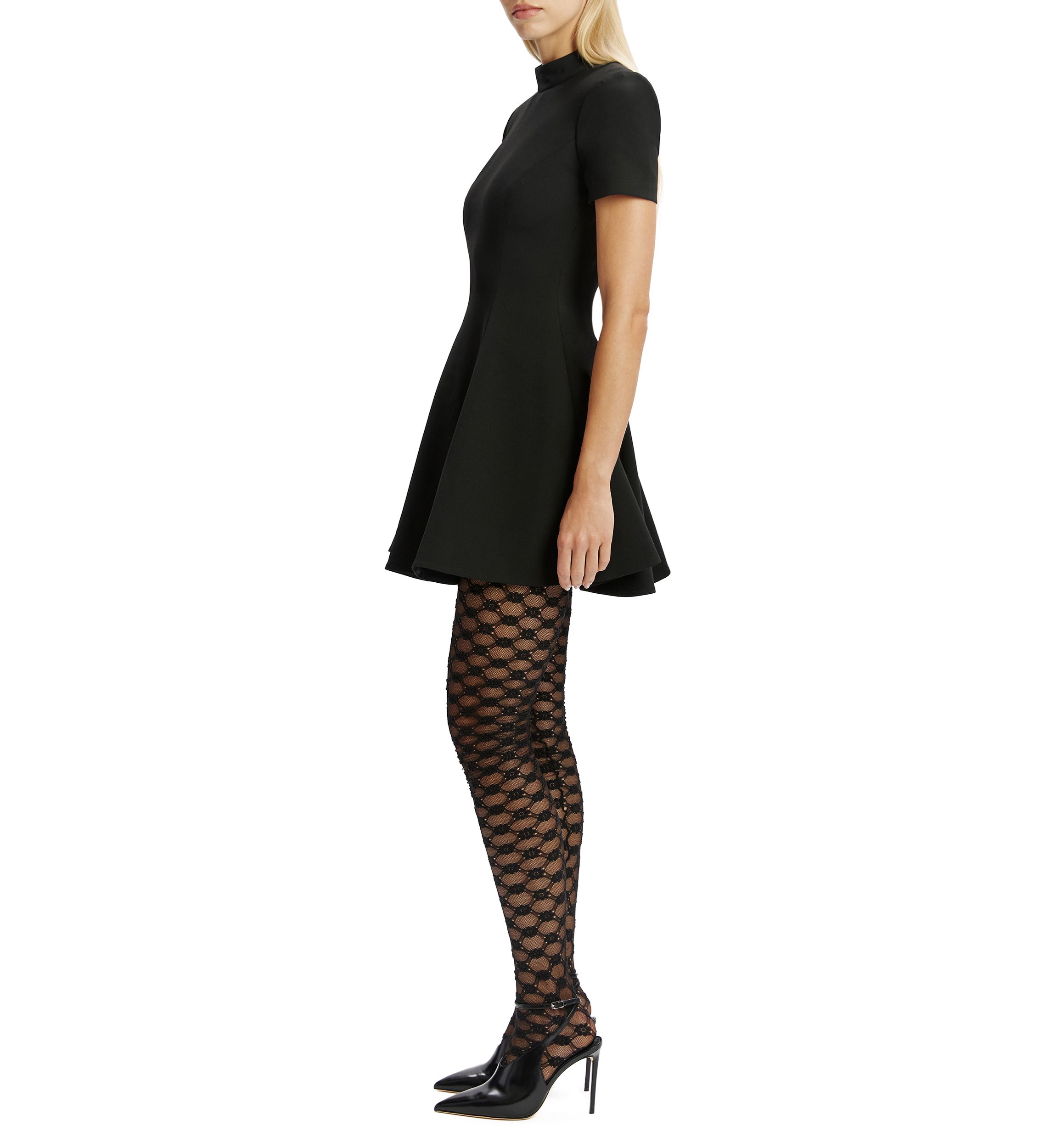 Womens Zephyra Collar Mini Dress 