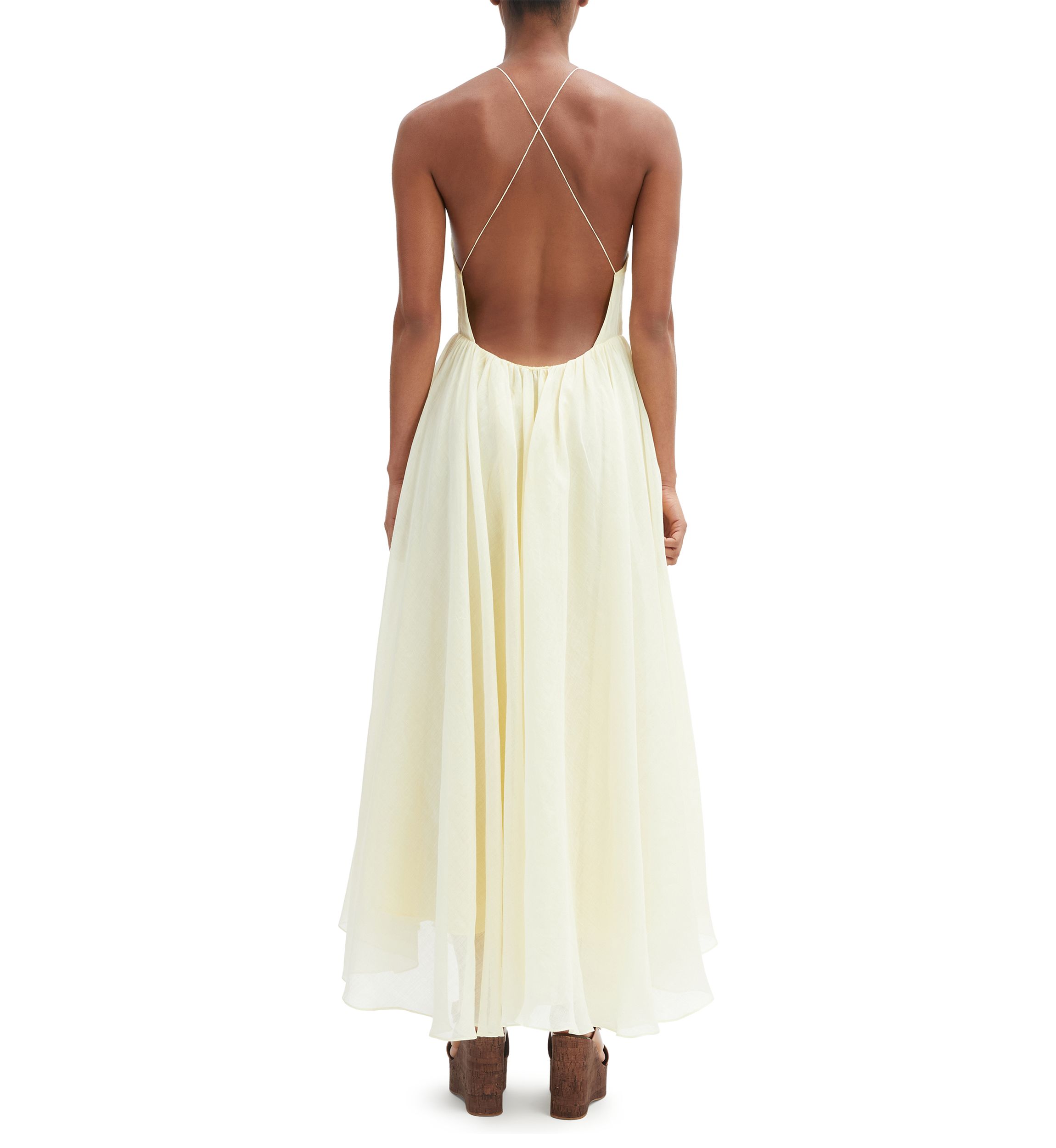 Womens Arletha Halter Maxi Dress 