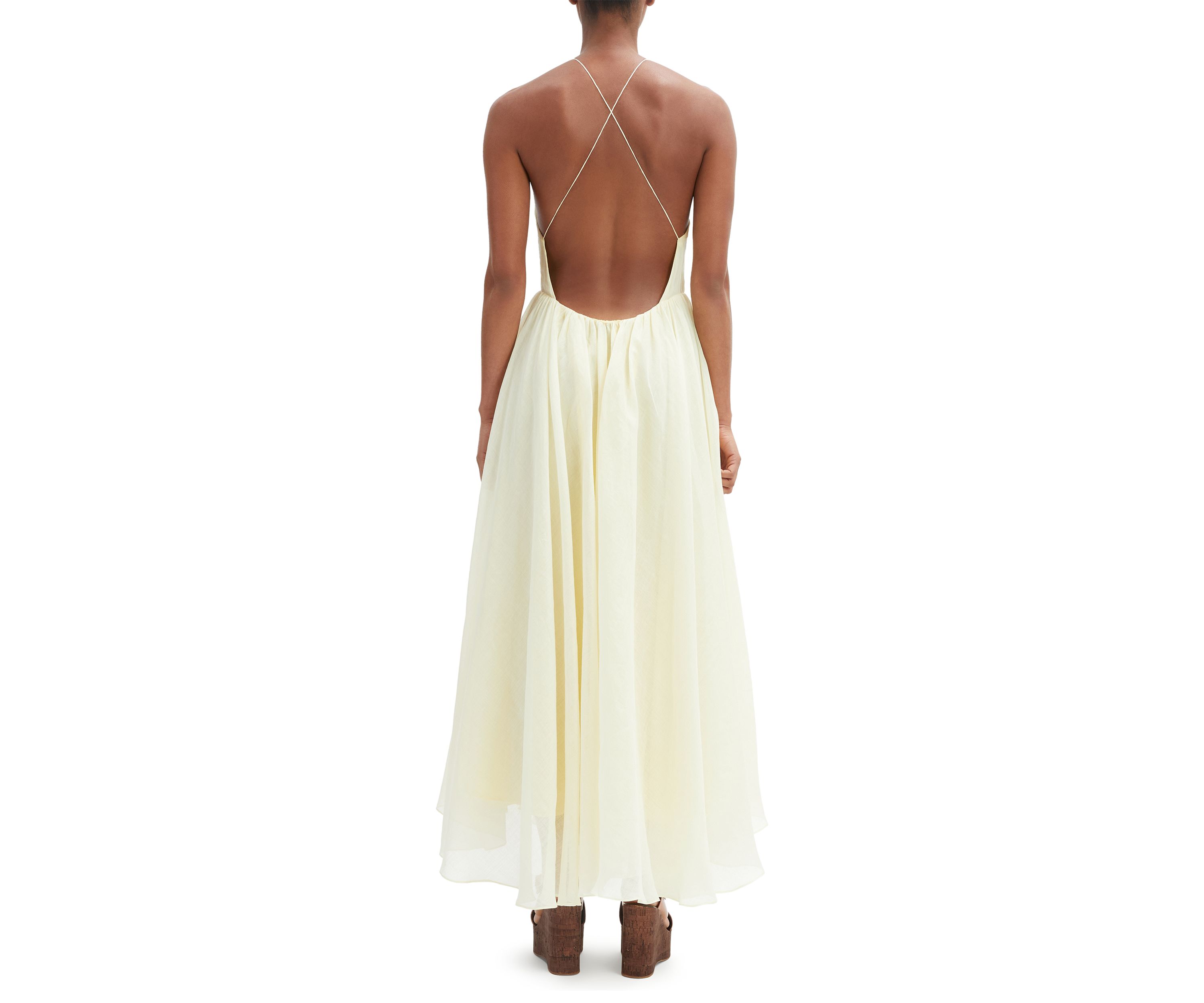 Womens Arletha Halter Maxi Dress 