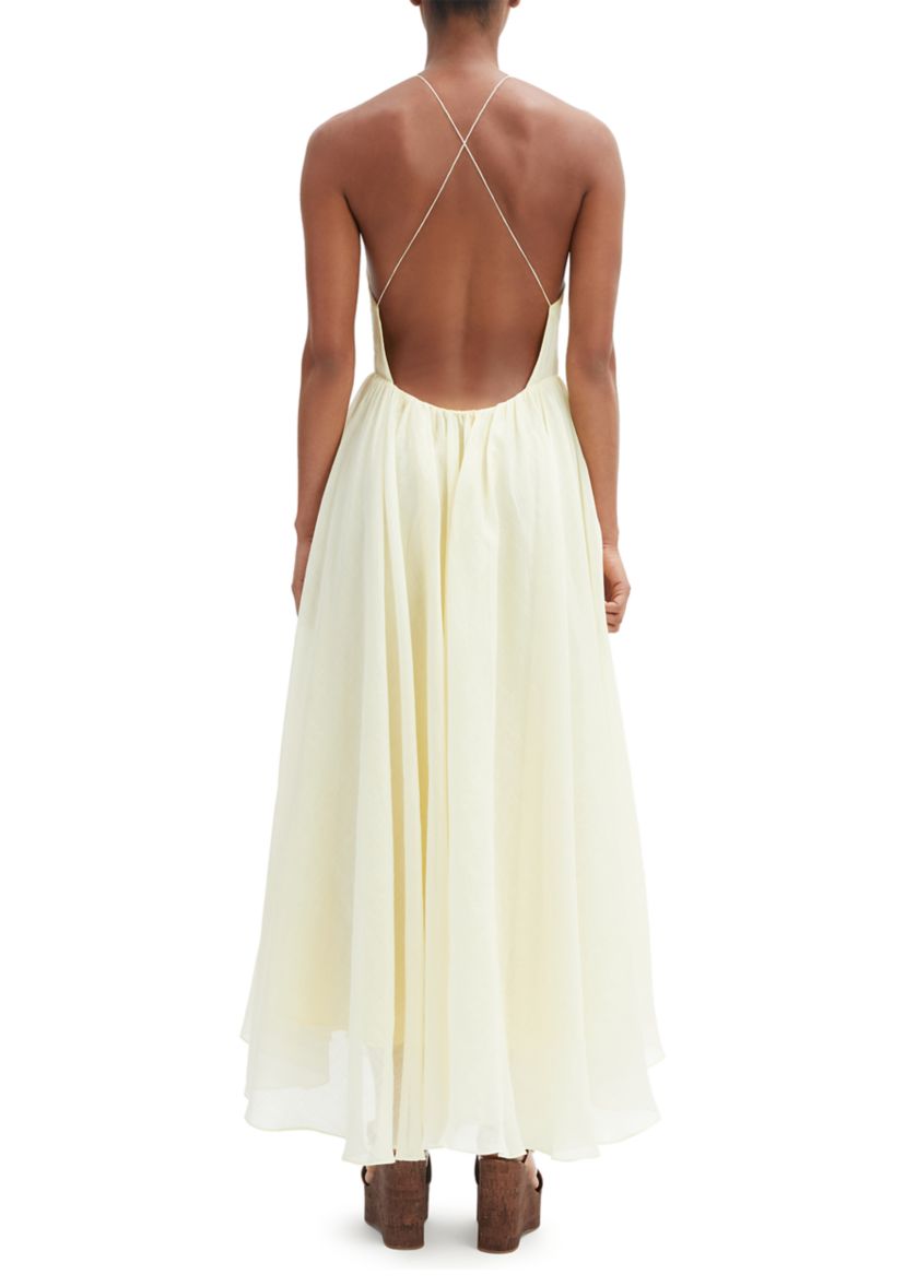Womens Arletha Halter Maxi Dress 