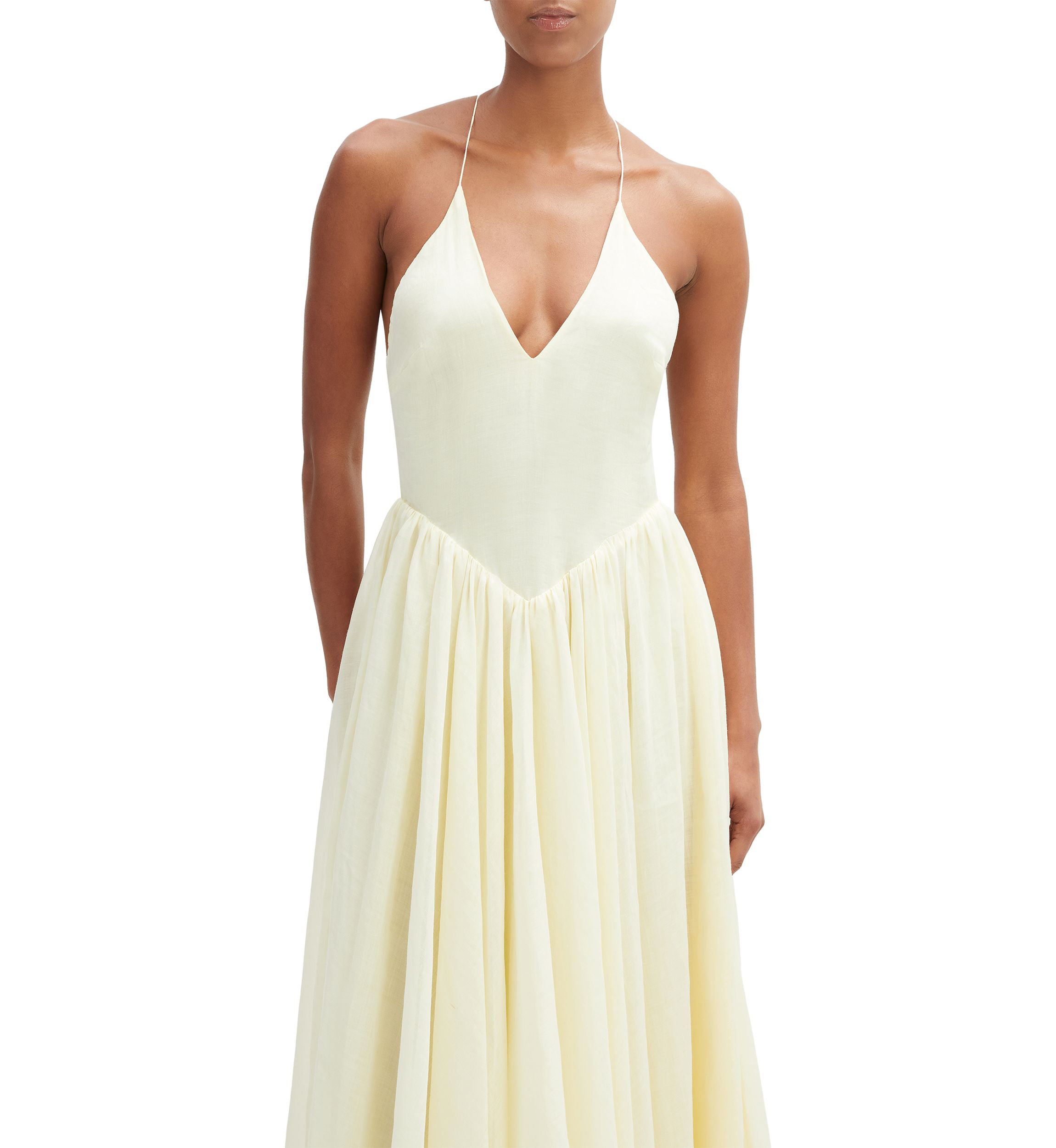 Womens Arletha Halter Maxi Dress 