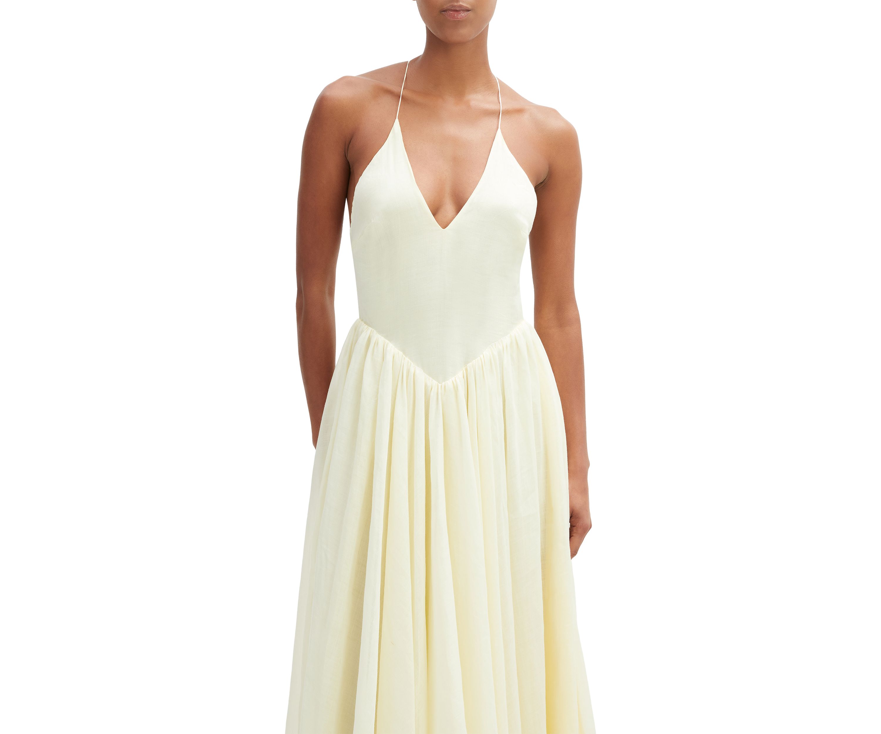 Womens Arletha Halter Maxi Dress 