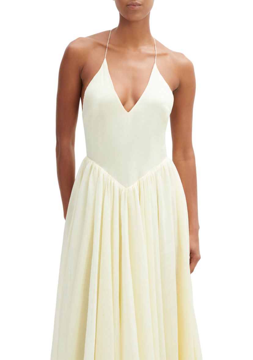 Womens Arletha Halter Maxi Dress 