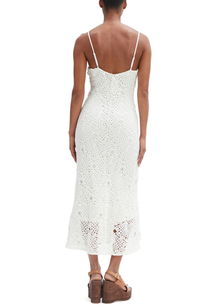Womens Adoni Crochet Midi Dress 