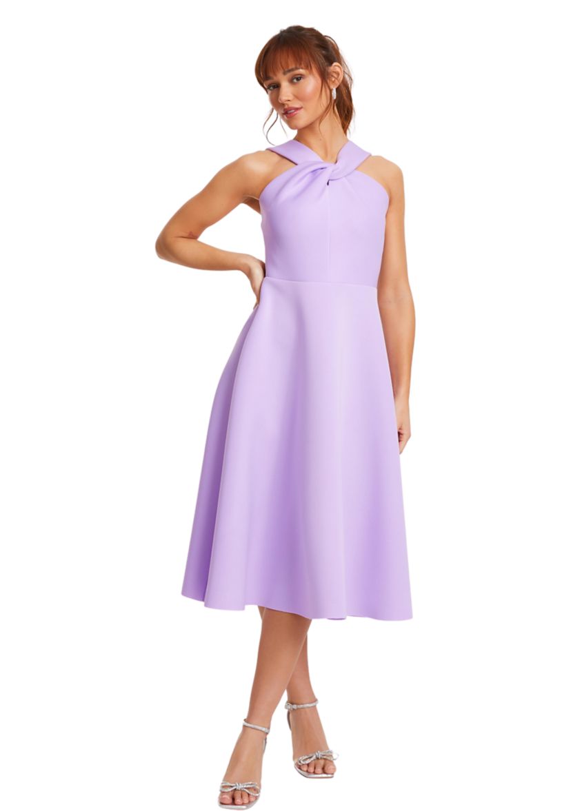 Womens Sleeveless Halter Neck Dress