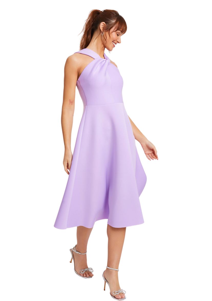 Womens Sleeveless Halter Neck Dress