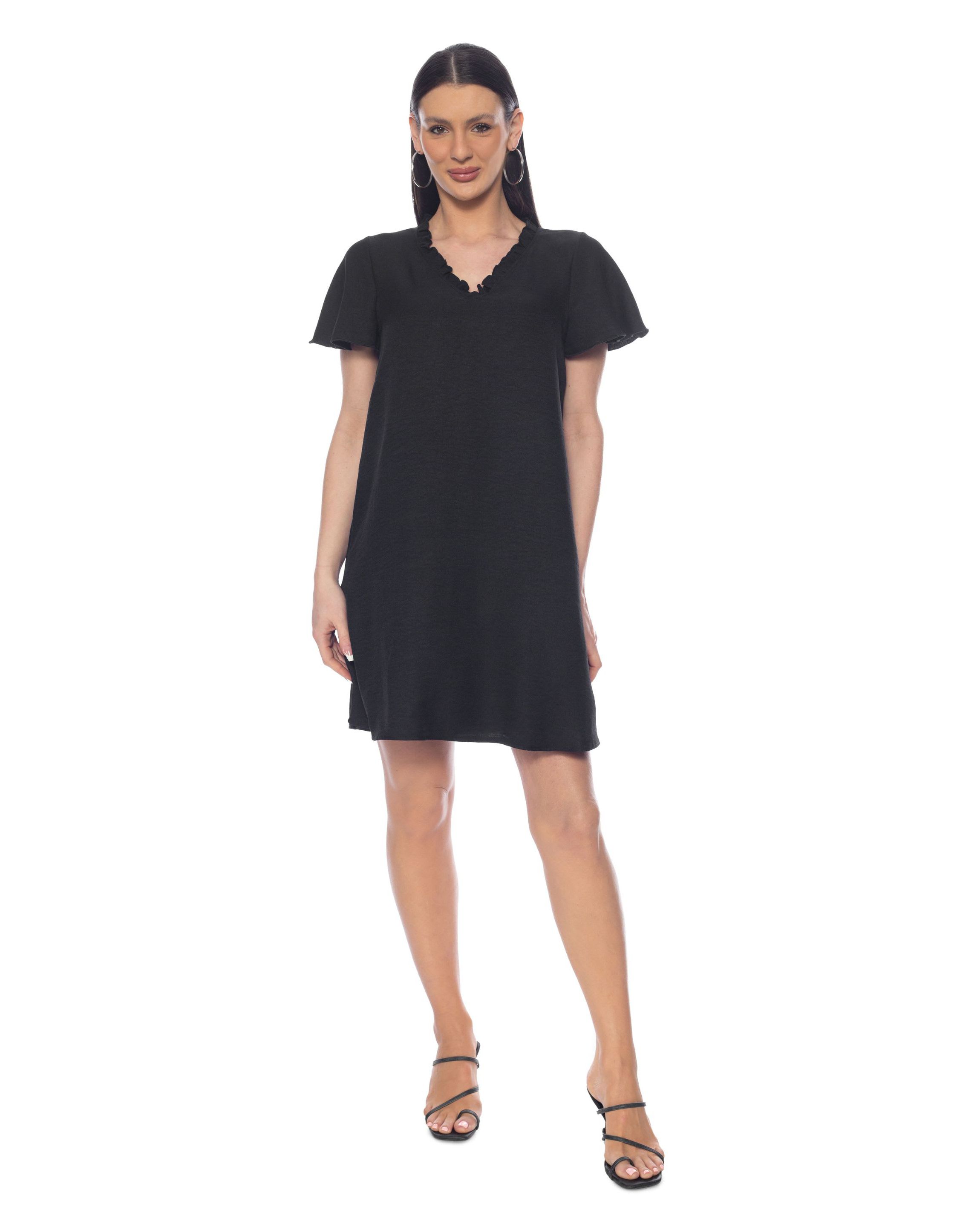 Robe Fourreau Tiana B Dorée Et Noire Taille 8 - Sans Manches, Col En U, Perles Et Fermeture éclair - Occasion Excellente état