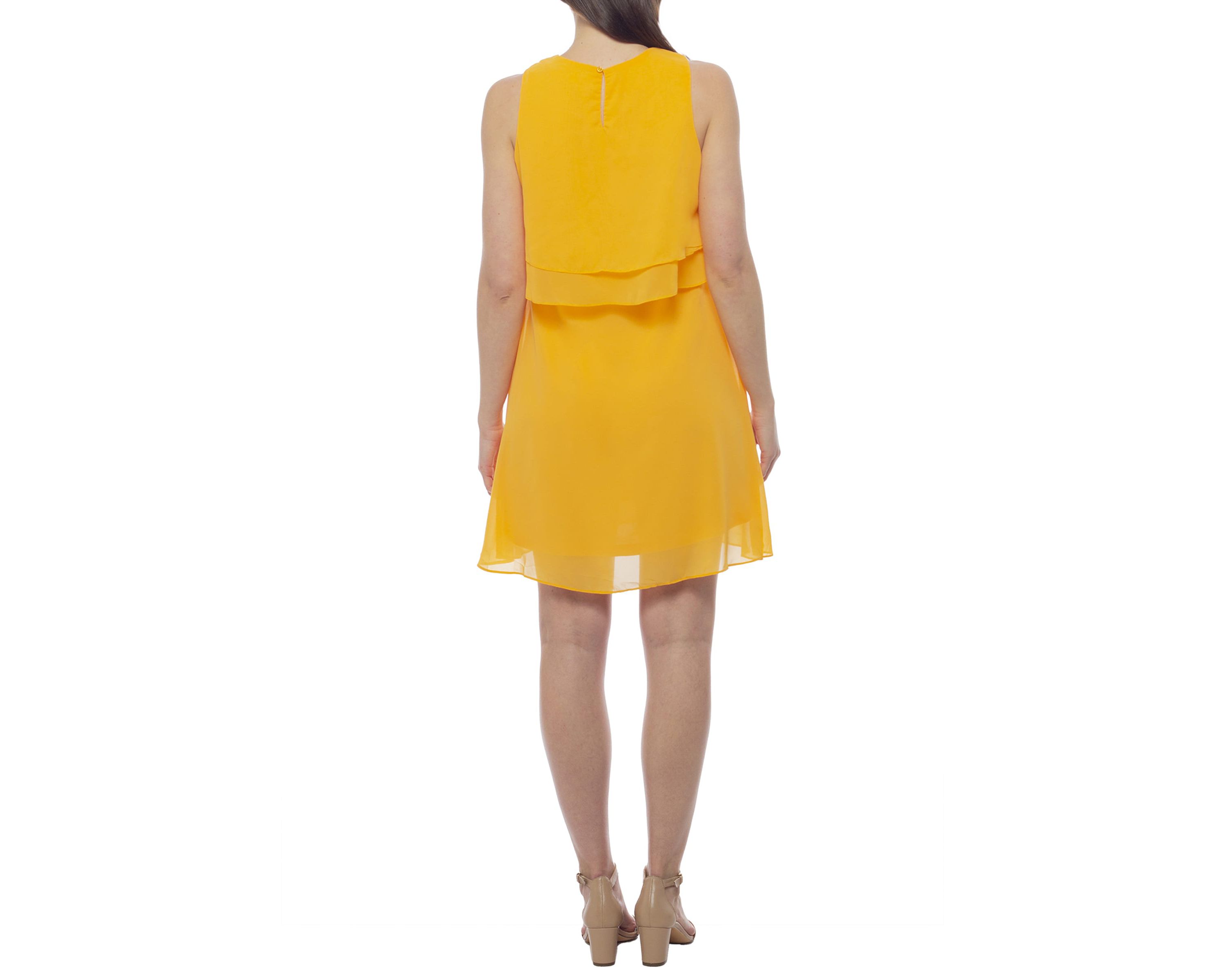 Tier Dress with Deep V Bodice