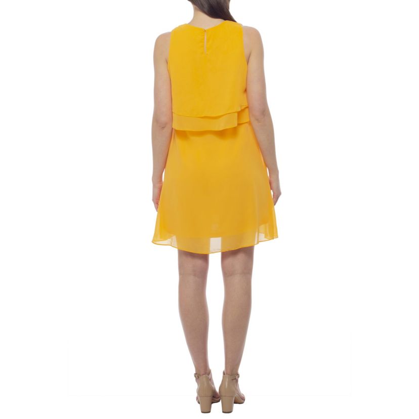 Tier Dress with Deep V Bodice