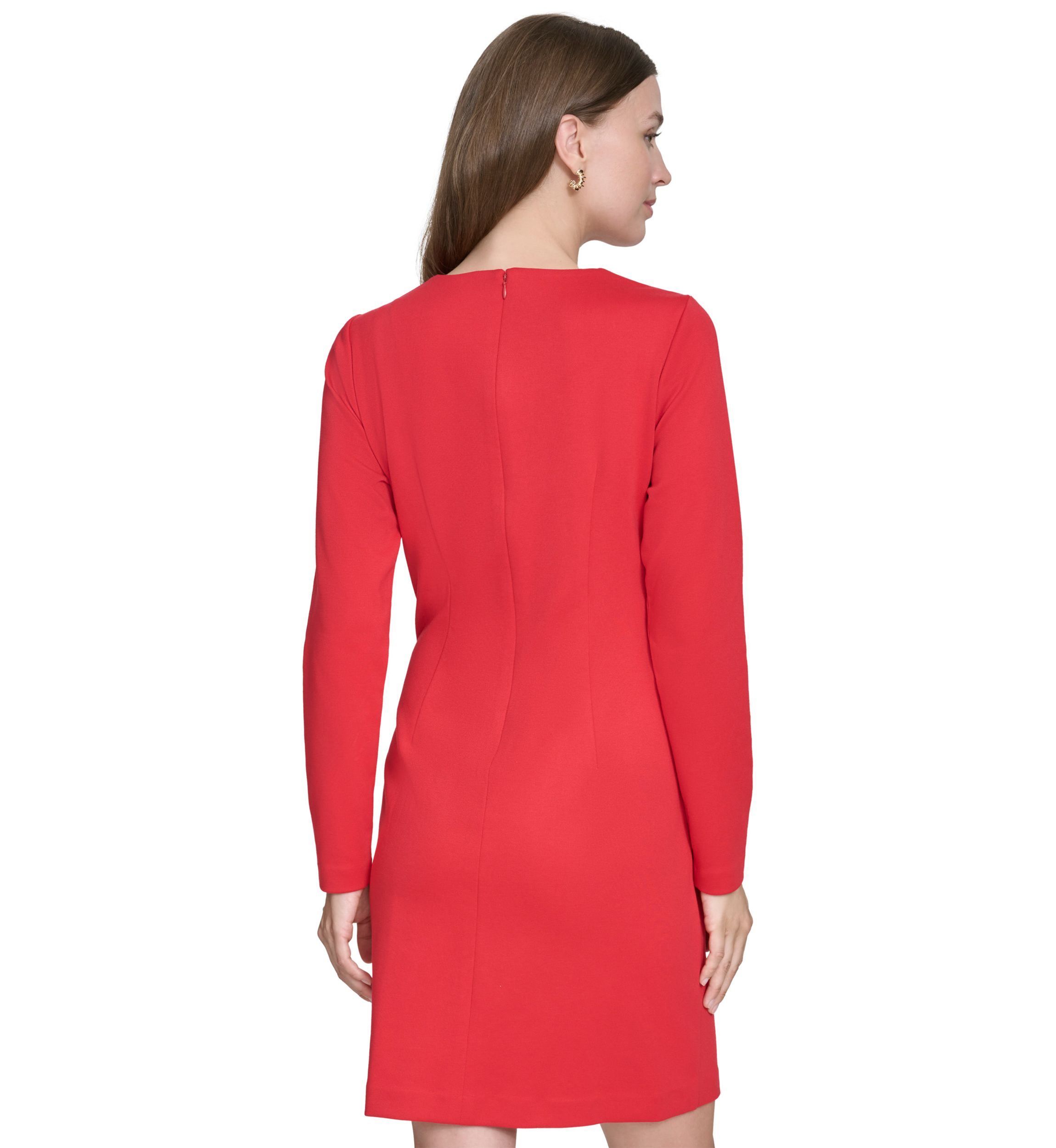 Womens "H" Pocket Shift Dress
