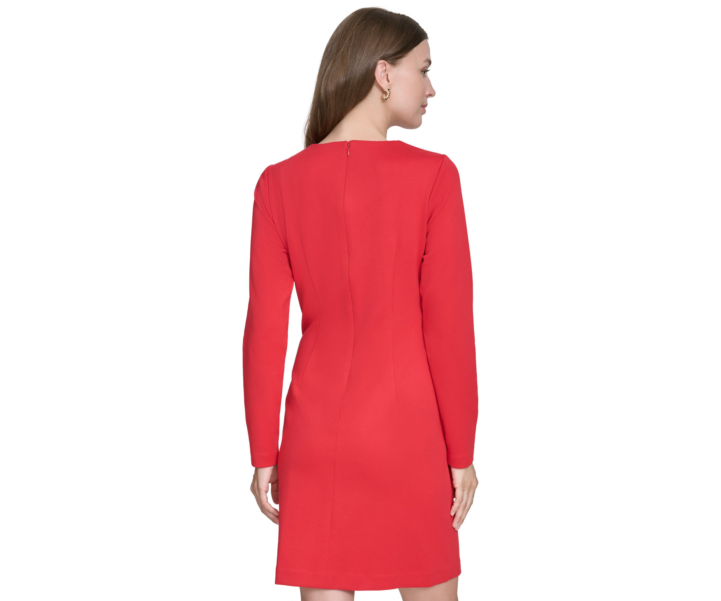 Womens "H" Pocket Shift Dress