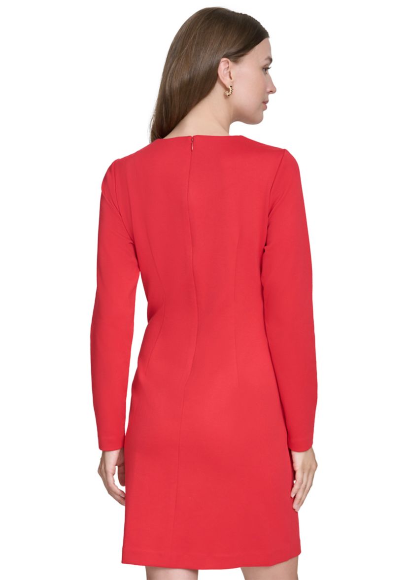 Womens "H" Pocket Shift Dress