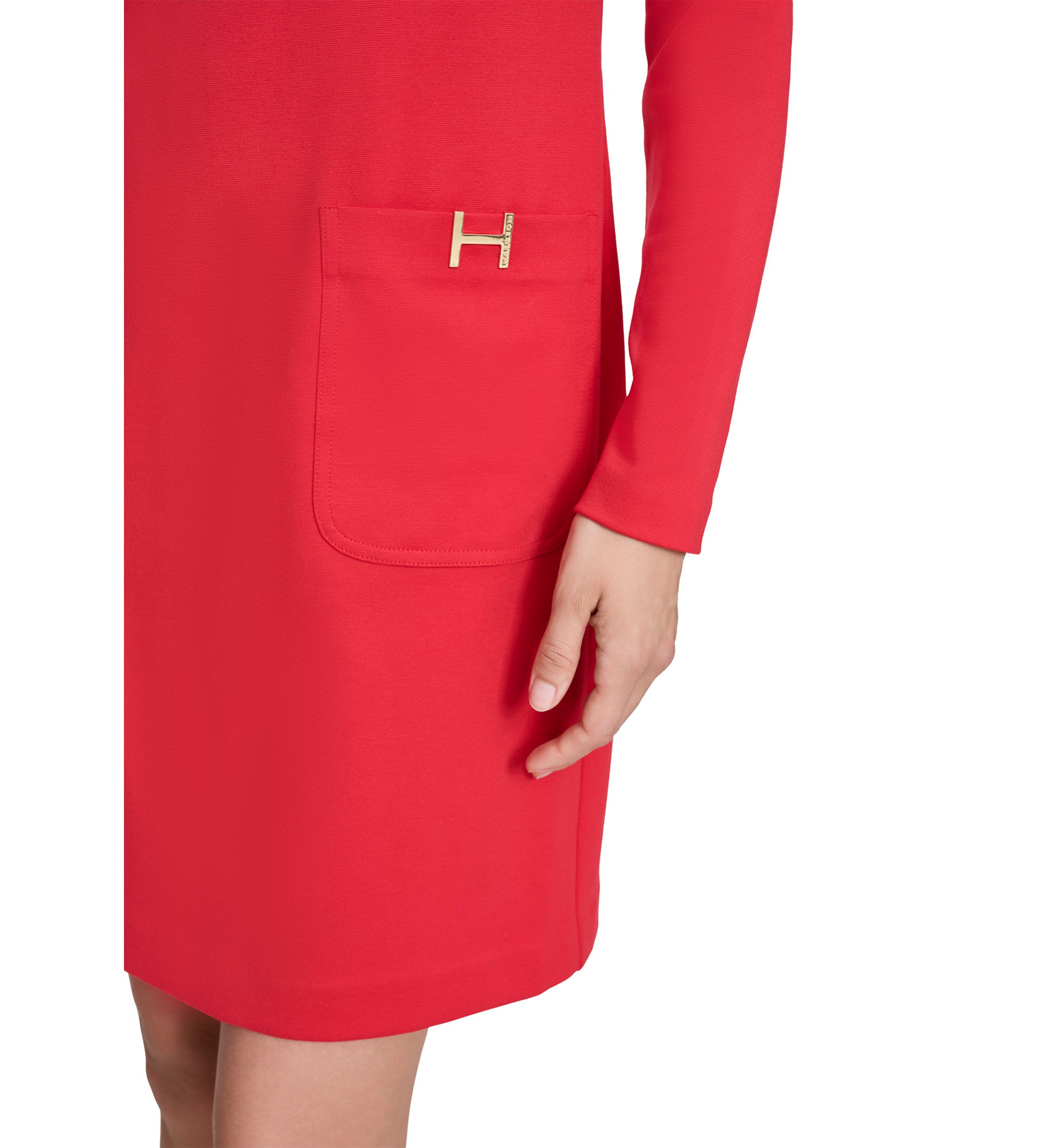 Womens "H" Pocket Shift Dress