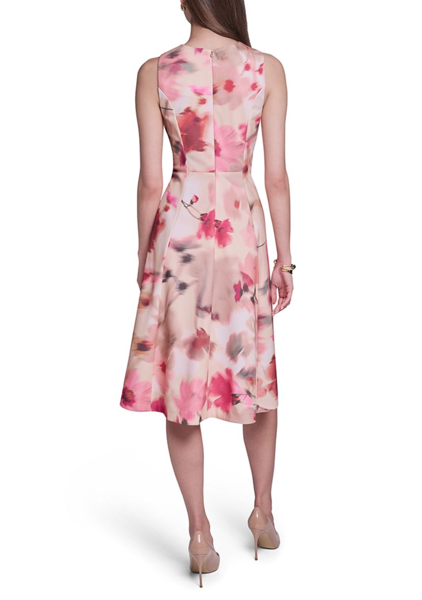 Halston Women's Floral Fit and Flare Dress | Belk